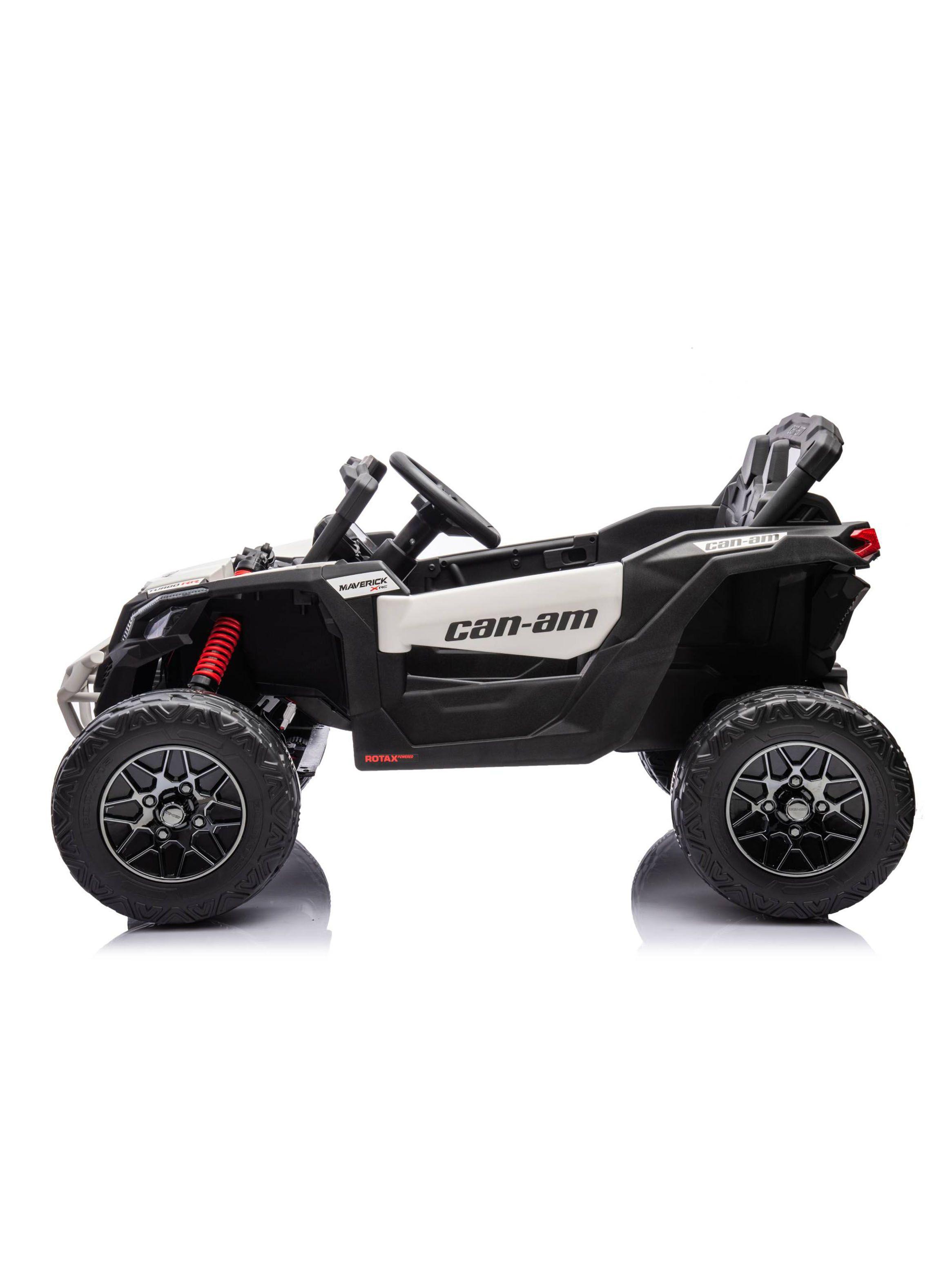 Auto Batería Buggy Canam Maverick Blanco 12-2