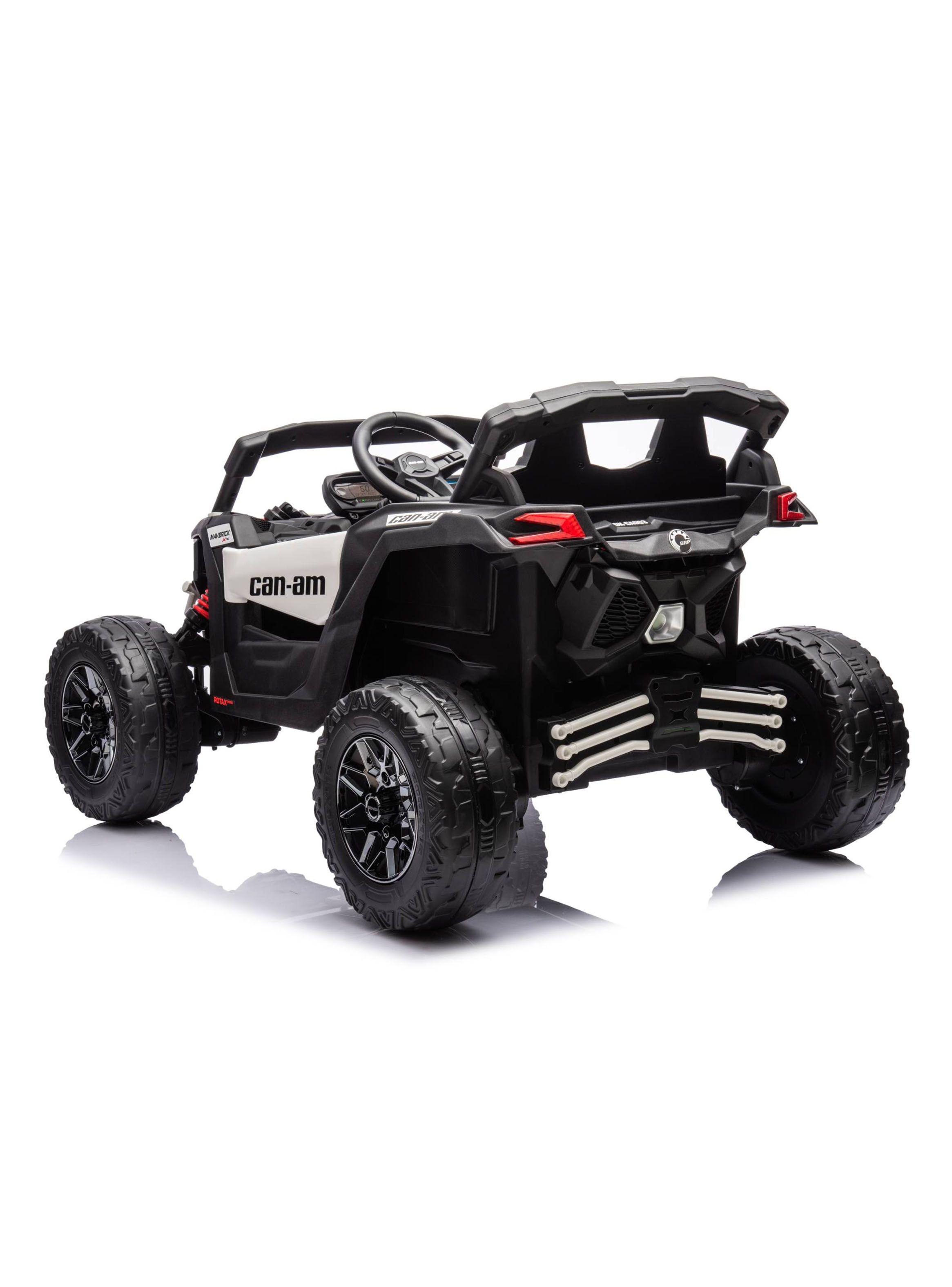 Auto Batería Buggy Canam Maverick Blanco 12-3