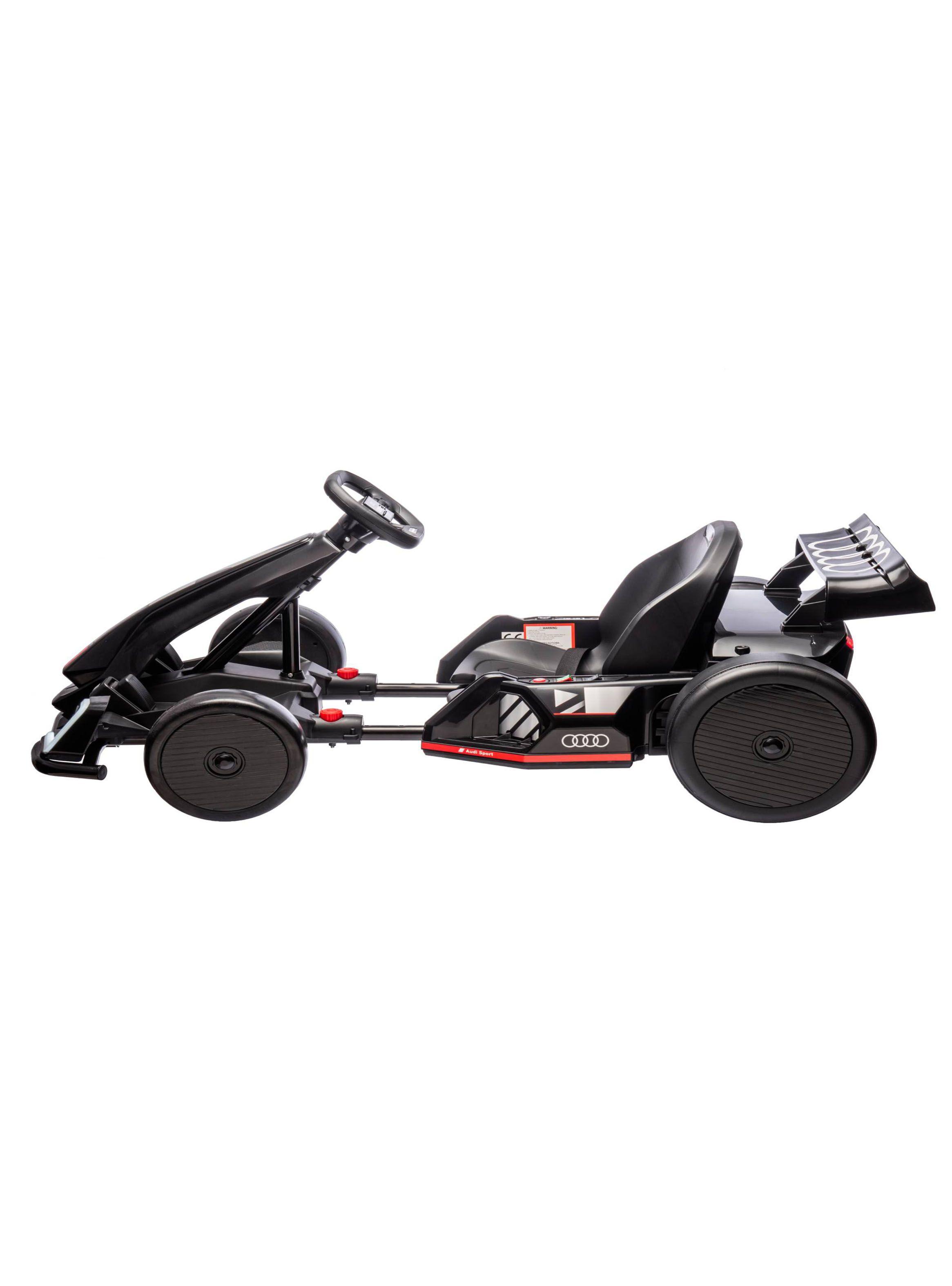 Auto Batería Go Kart Drift Audi Negro 24V-3