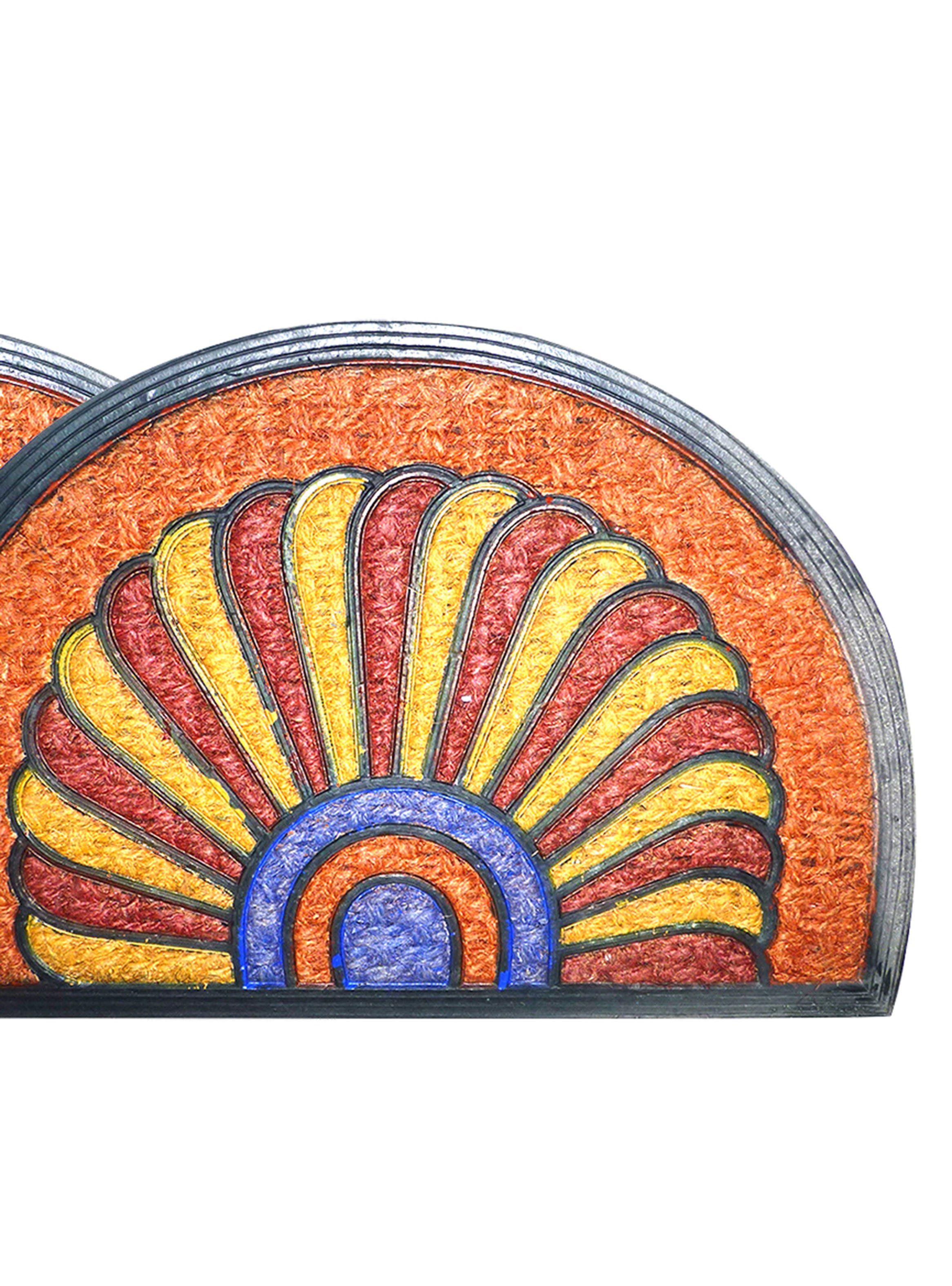 Set 2 Limpiapiés Medialuna Caracola D2 40 x 60 cm-1