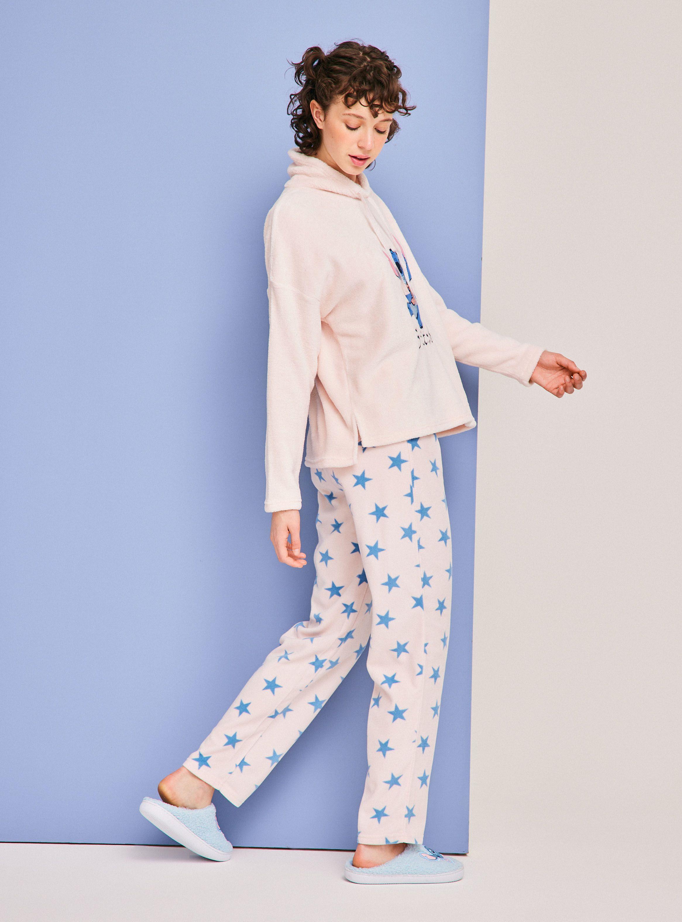 Pijama Cuello Alto Bordado Disney Stitch de Polar-5