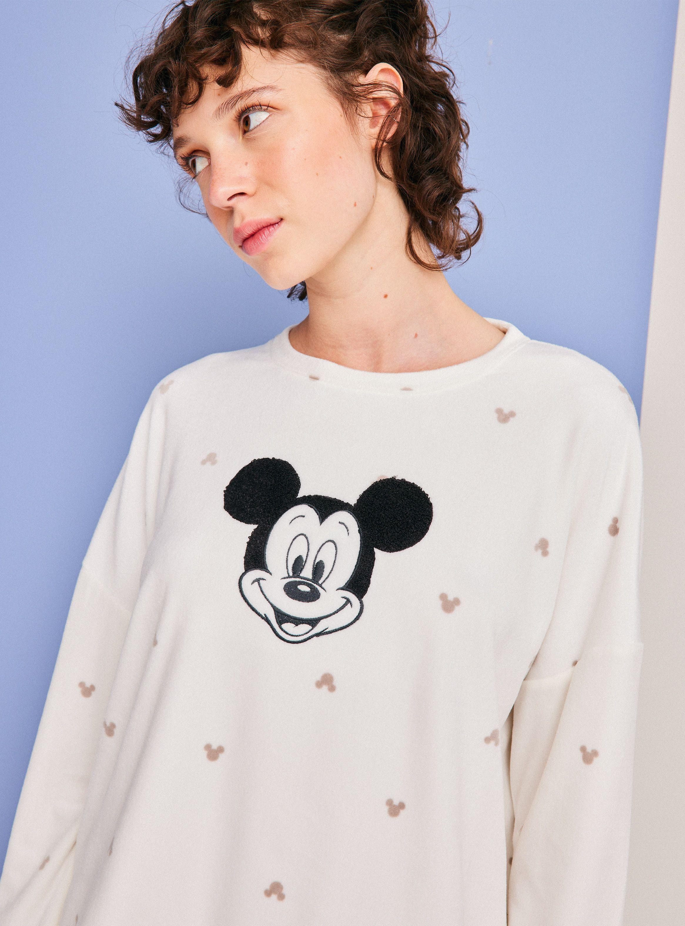 Pijama Disney Mickey Bordado Full Print Folia-2