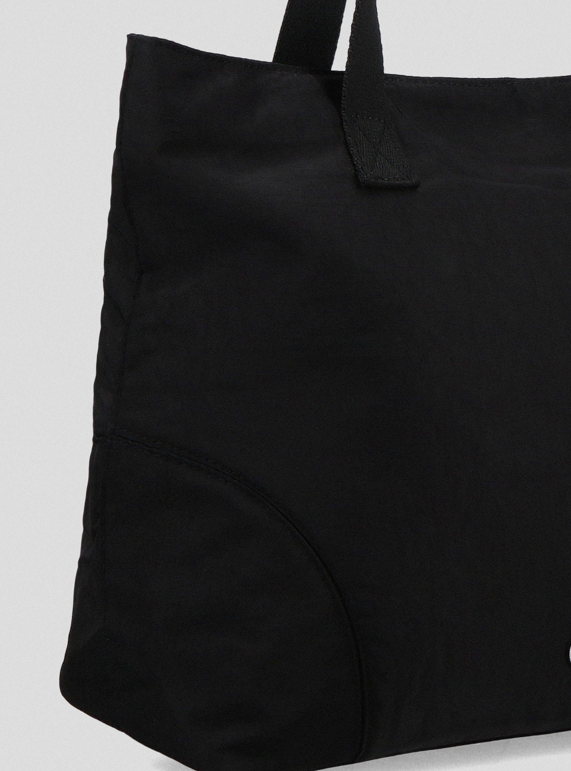 Cartera Totebag Textil con Asas Tejidas-4
