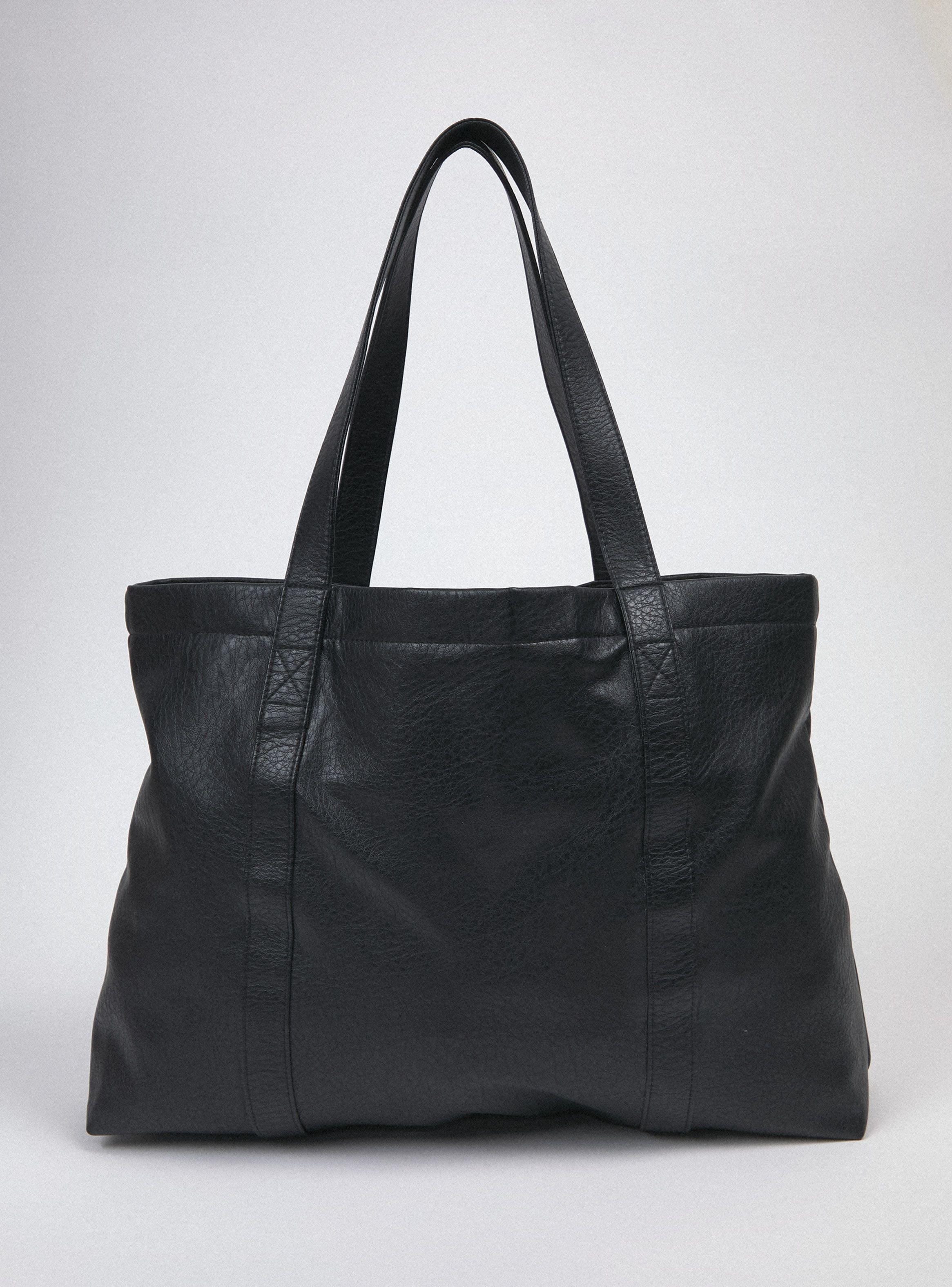 Cartera Tote Desgastado Bolsillo Frontal-4