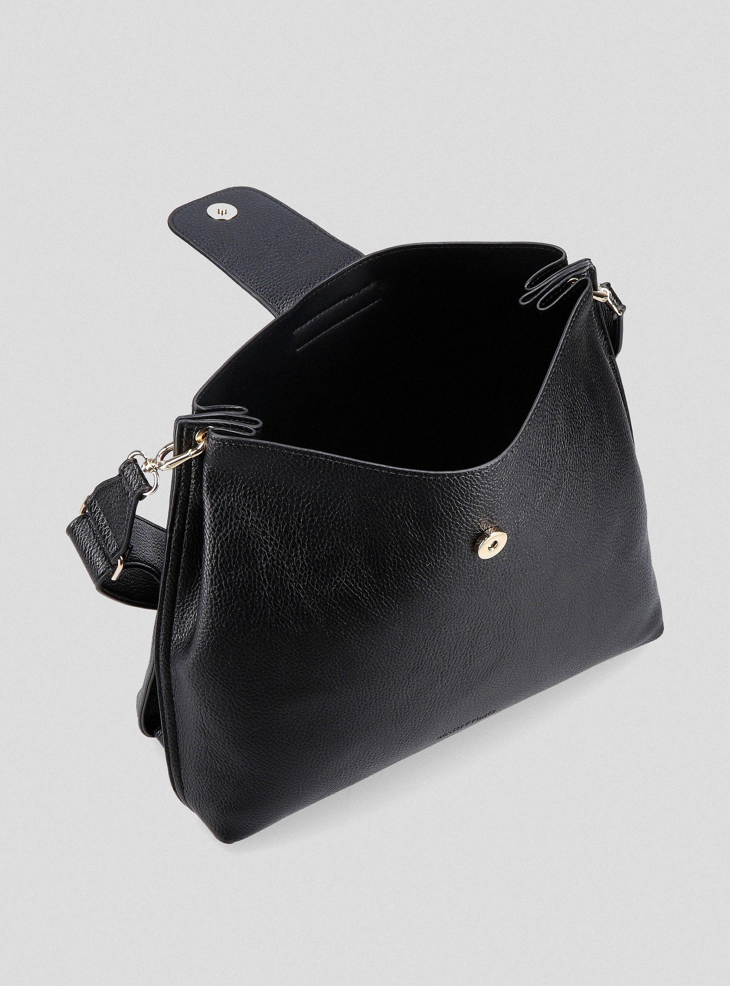 Cartera Tote Bag Cuero Sintético con Textura Grano-3