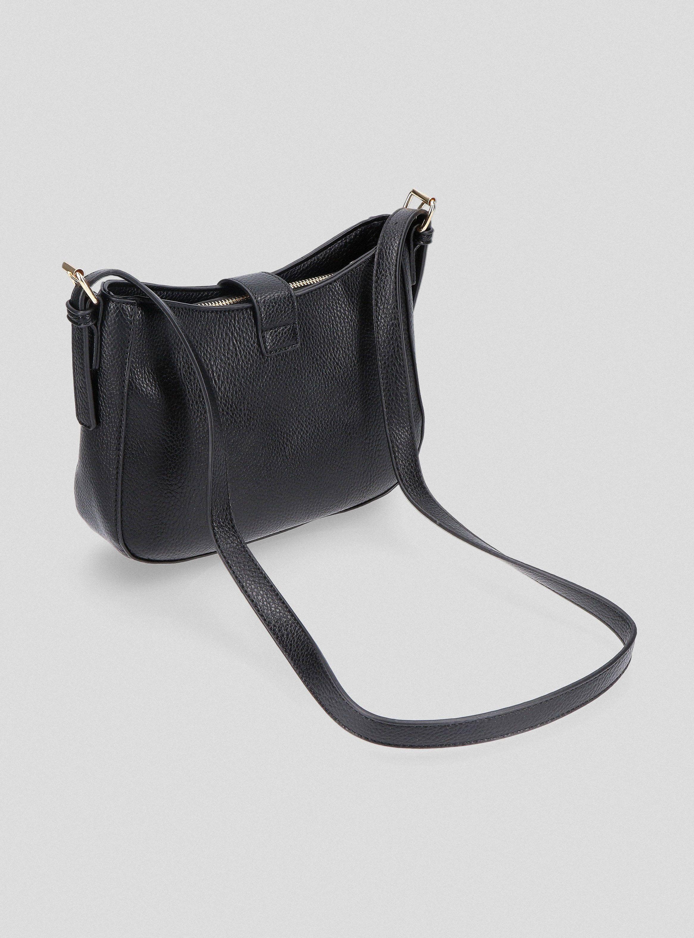 Cartera Crossbody Cuero Sintético Textura Grano-2