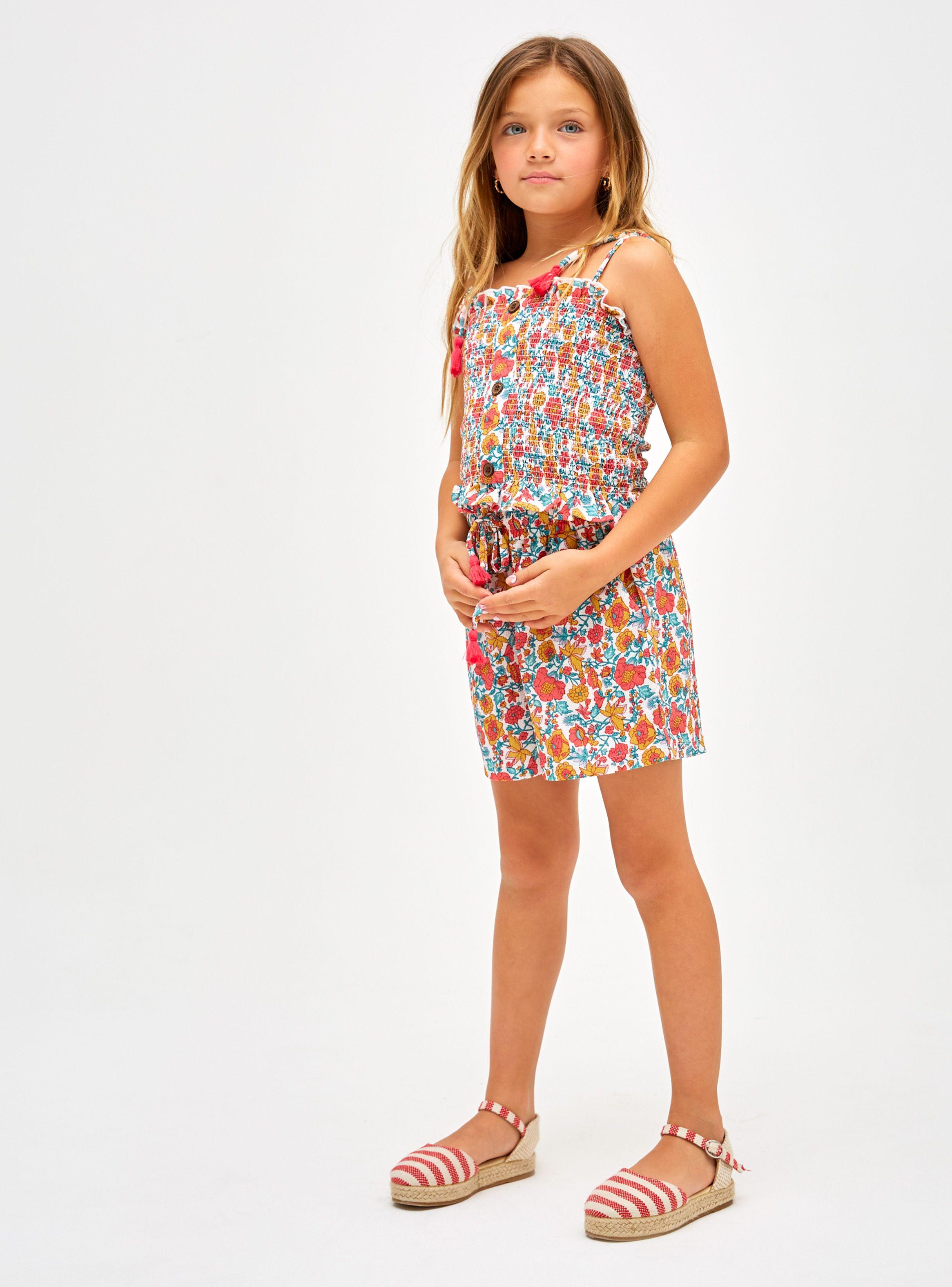 Short Twinset Full Print Niña-0