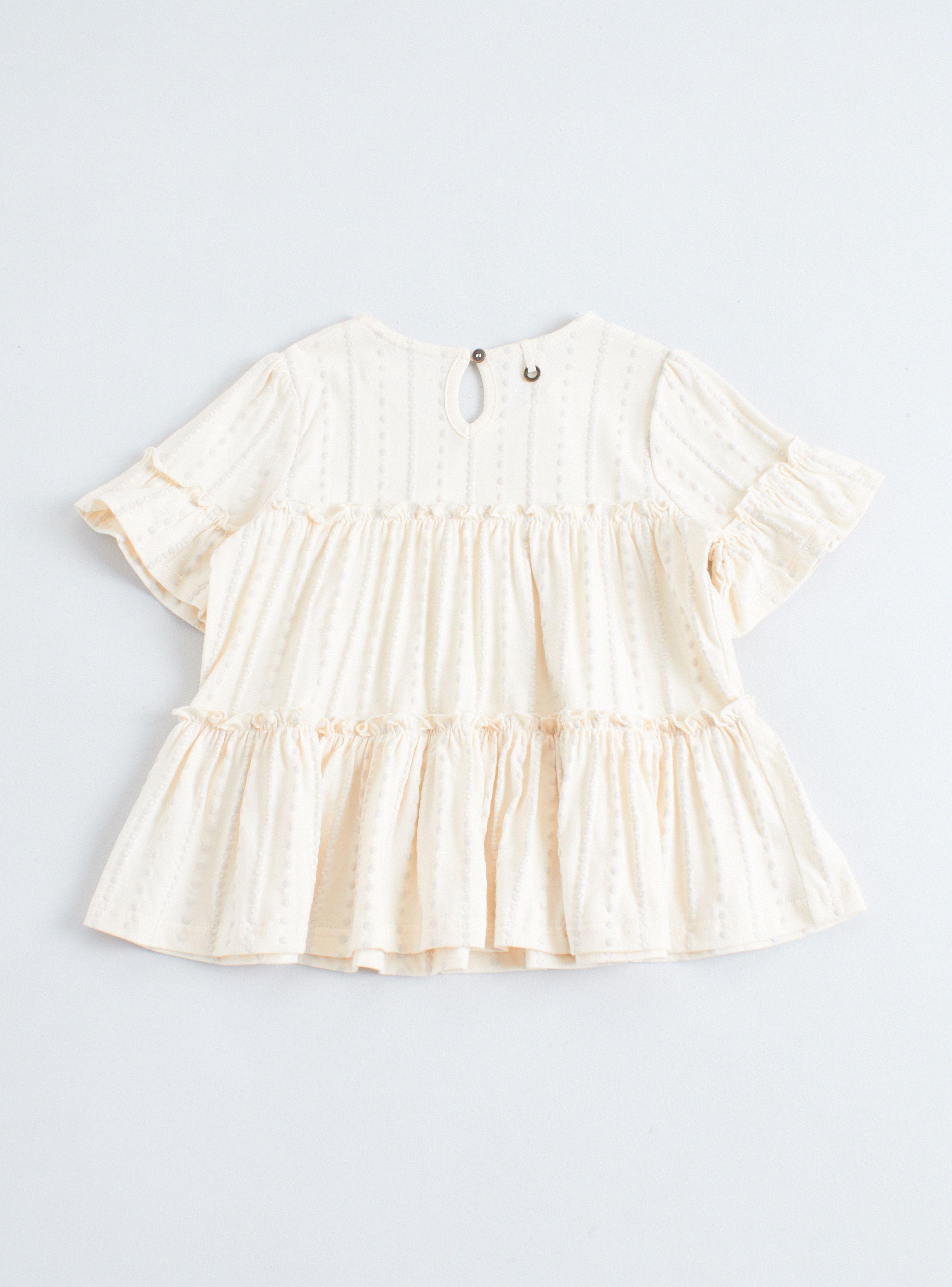 Polera Manga Corta Puff Niña-2