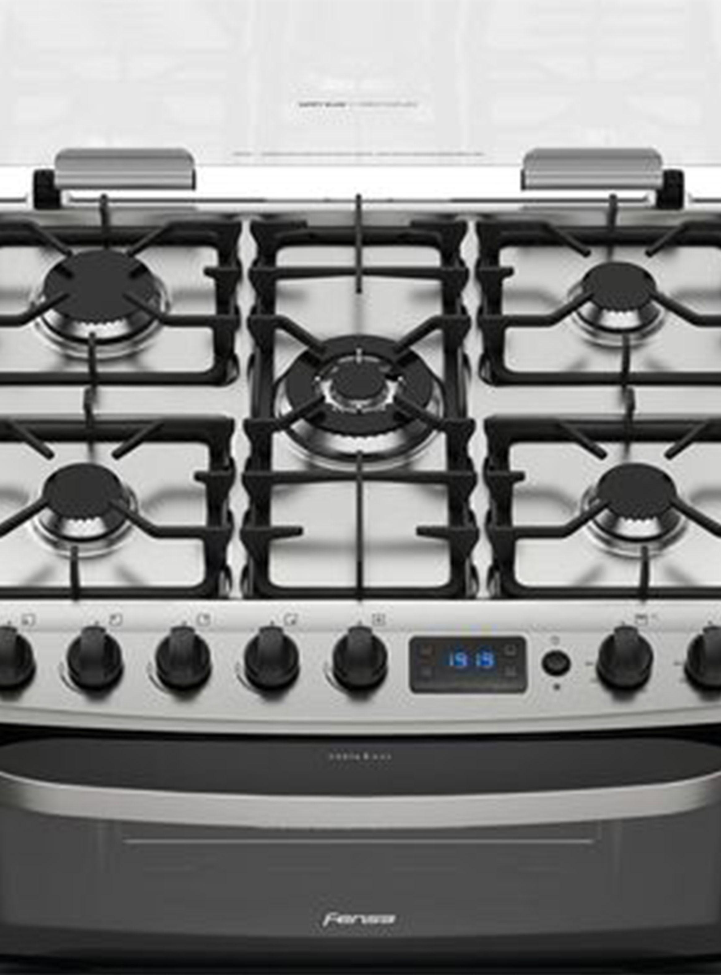 Cocina a Gas 5 Quemadores 76DBT Negro-2