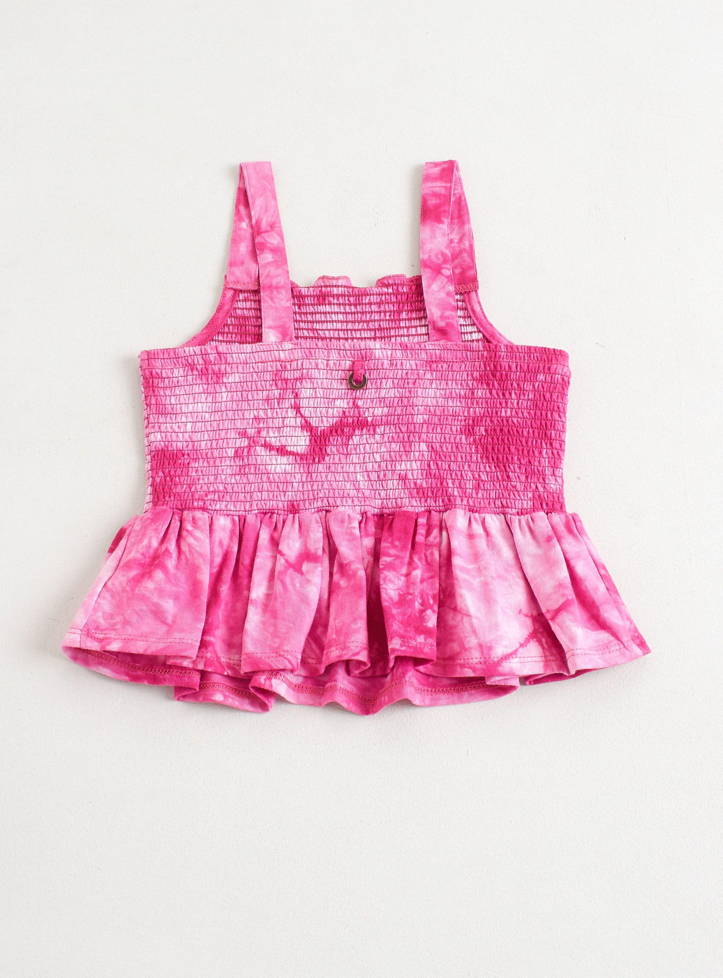 Polera Panal Tie Dye Niña-1