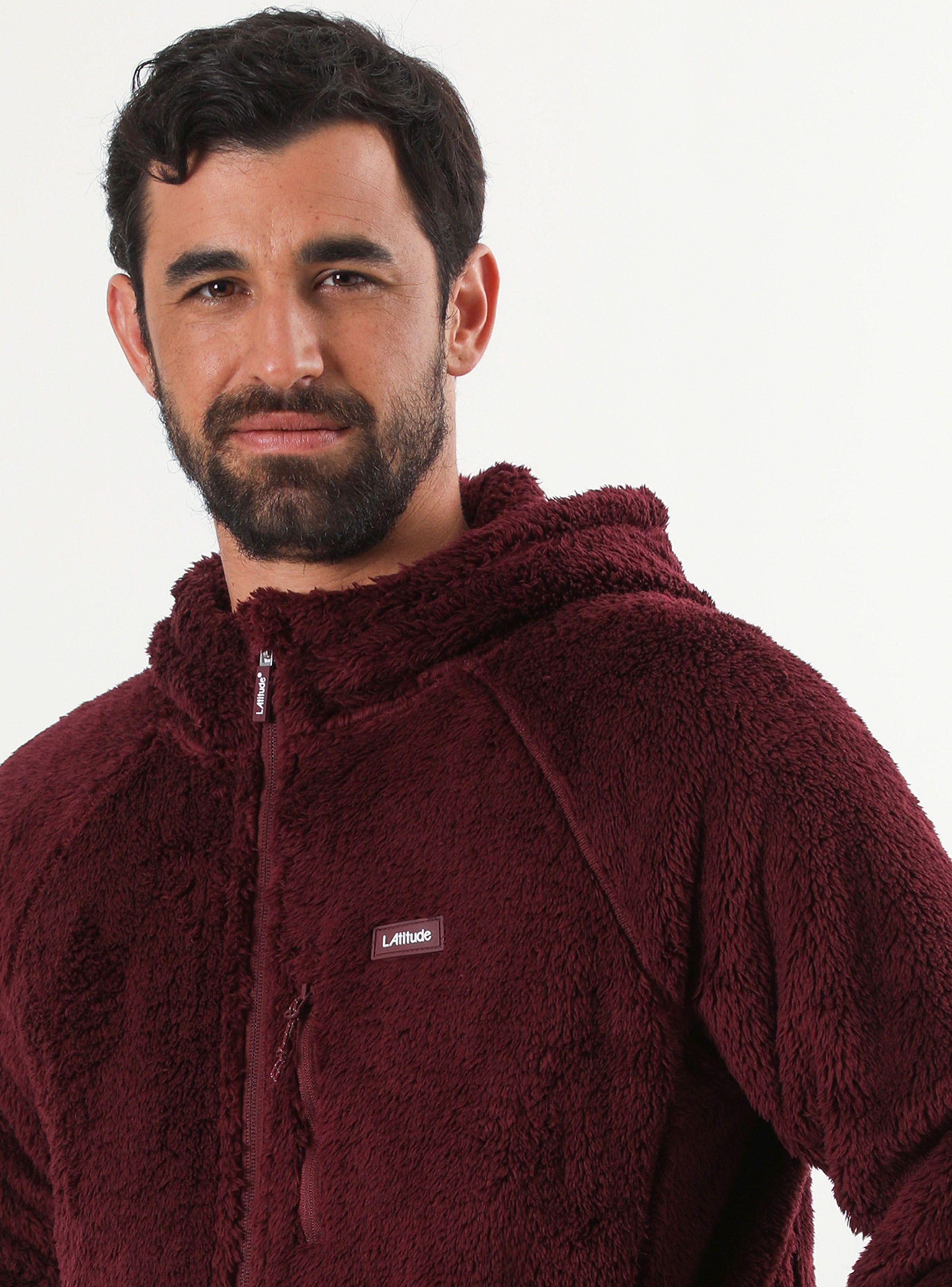 Polerón Shaggy Polar con Gorro y Cierre-2