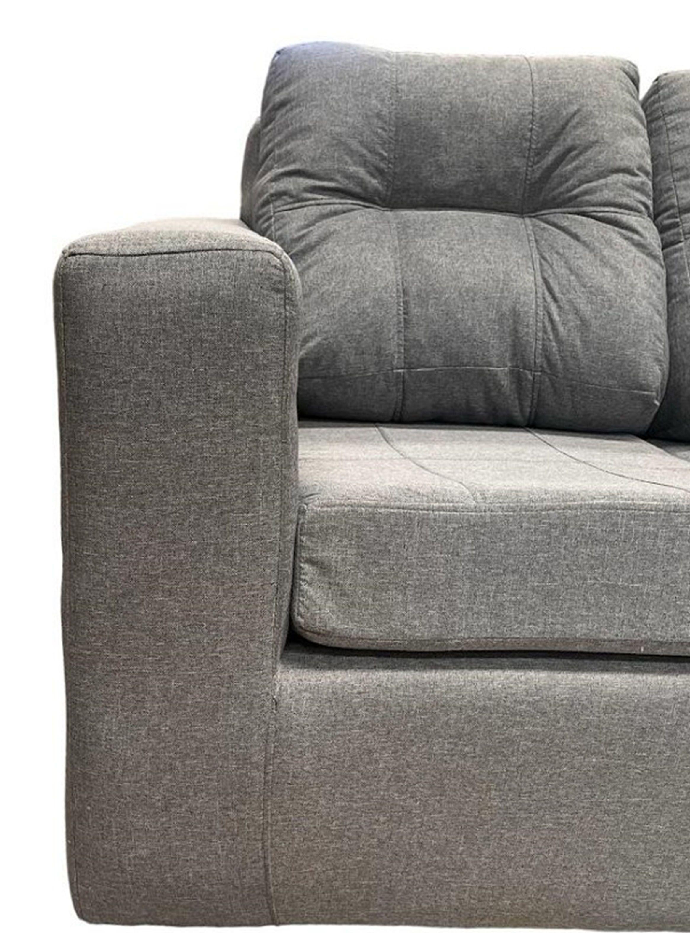Sofá Nize 3 Cuerpos Tela + 2 Poufs-4