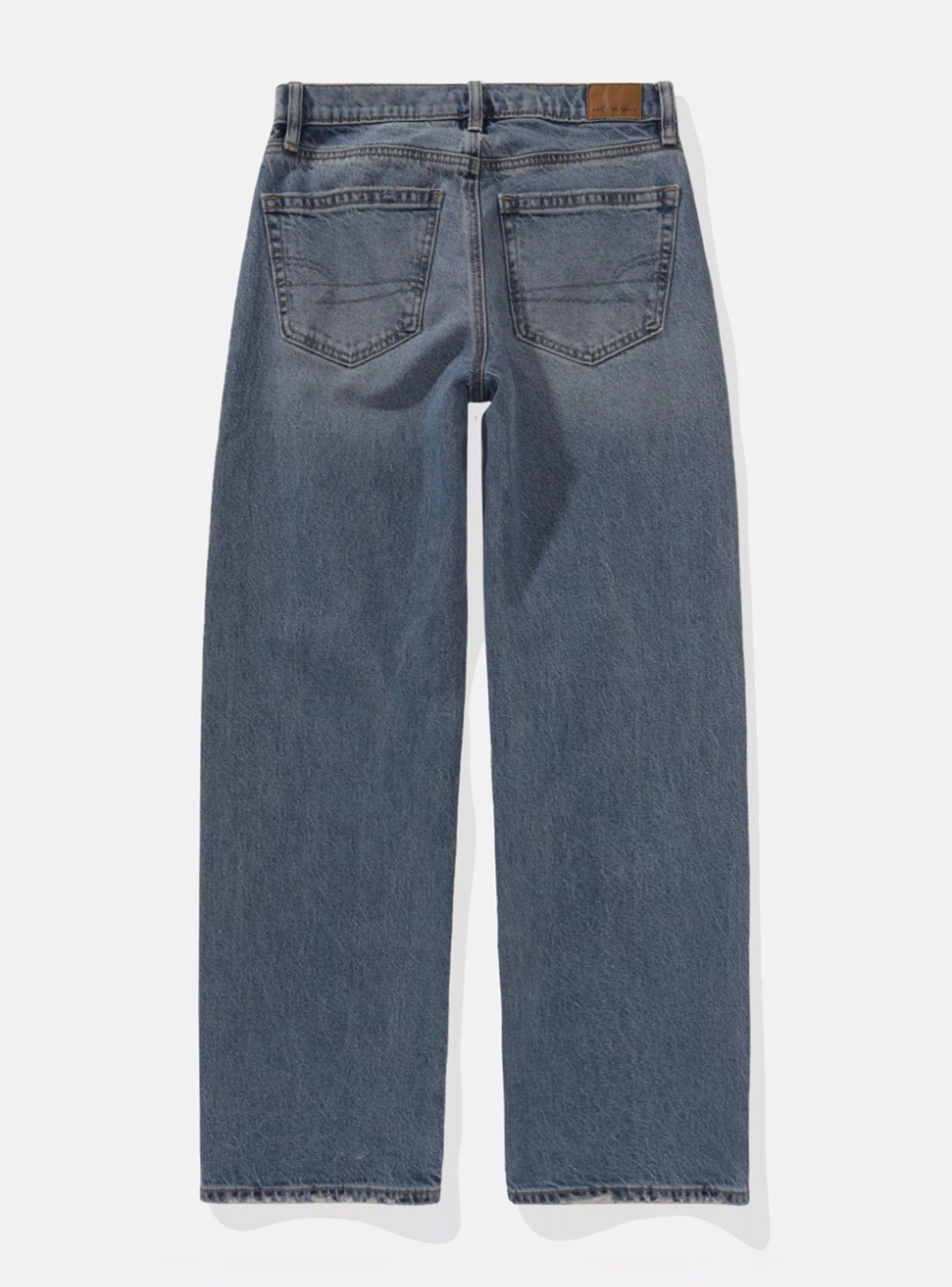 Jeans Ae Stovepipe Stretch Tiro Alto-3