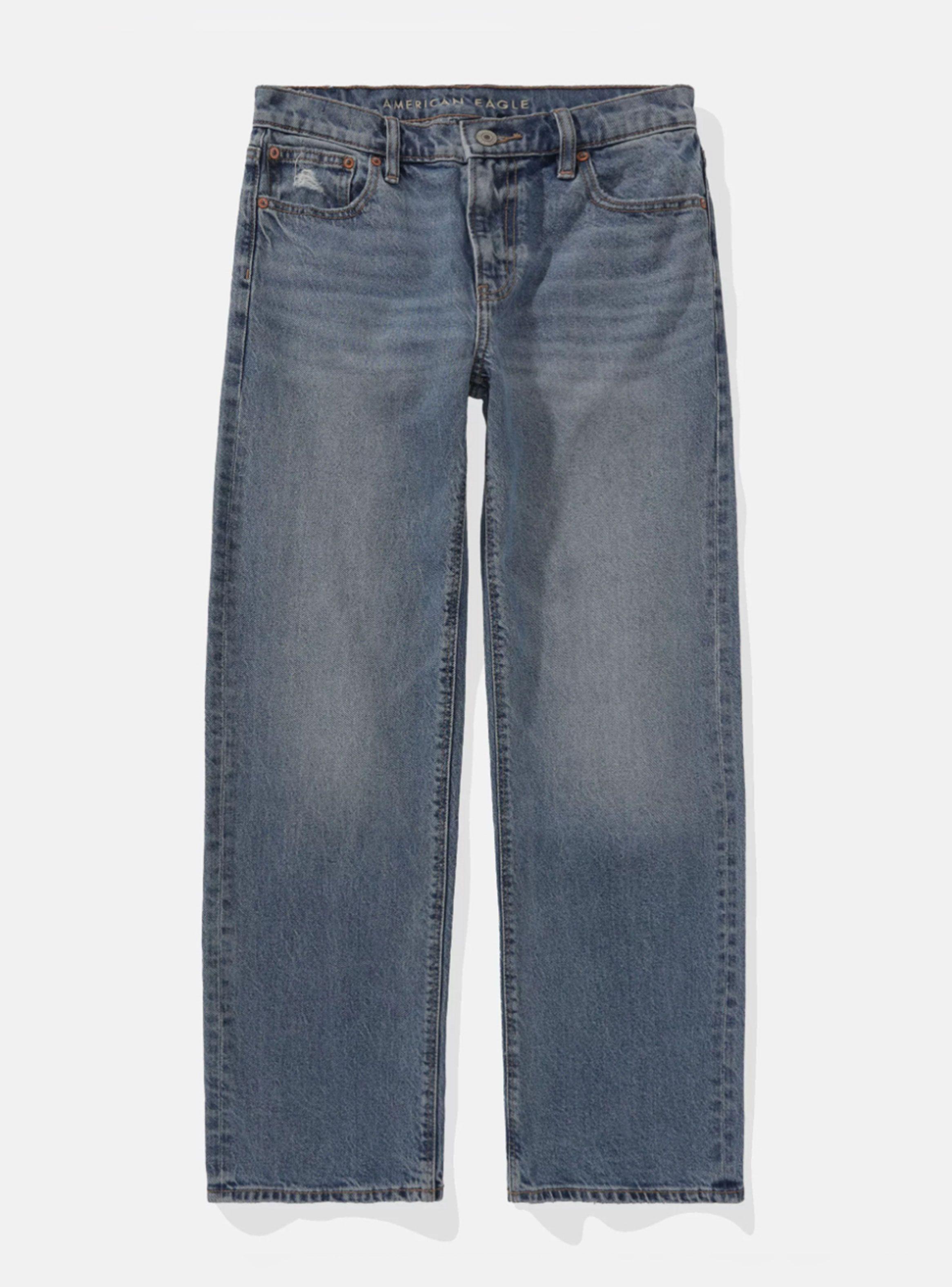 Jeans Ae Stovepipe Stretch Tiro Alto-2