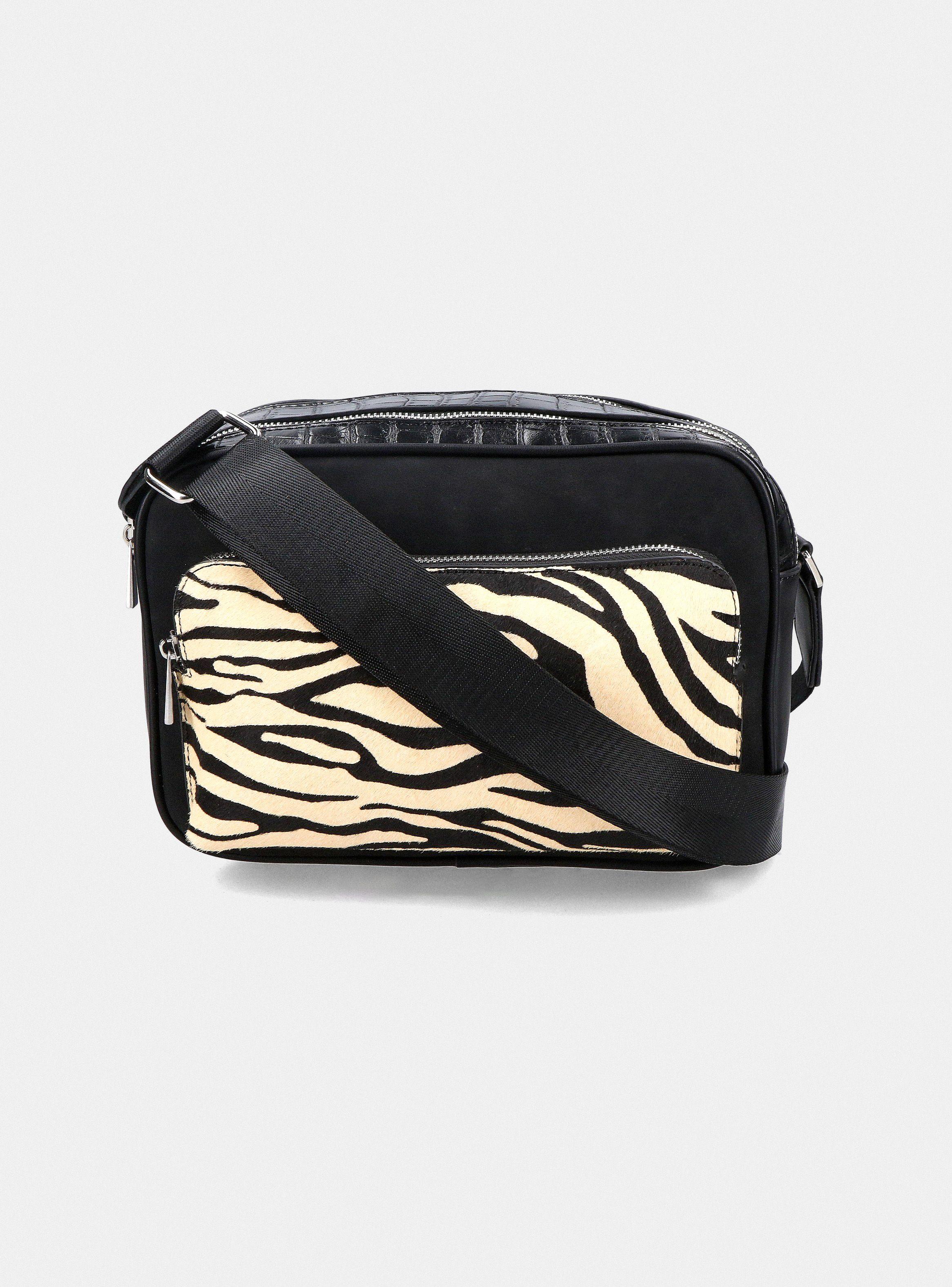 Cartera Estampado en Animal en Bolsillo Delantero-2