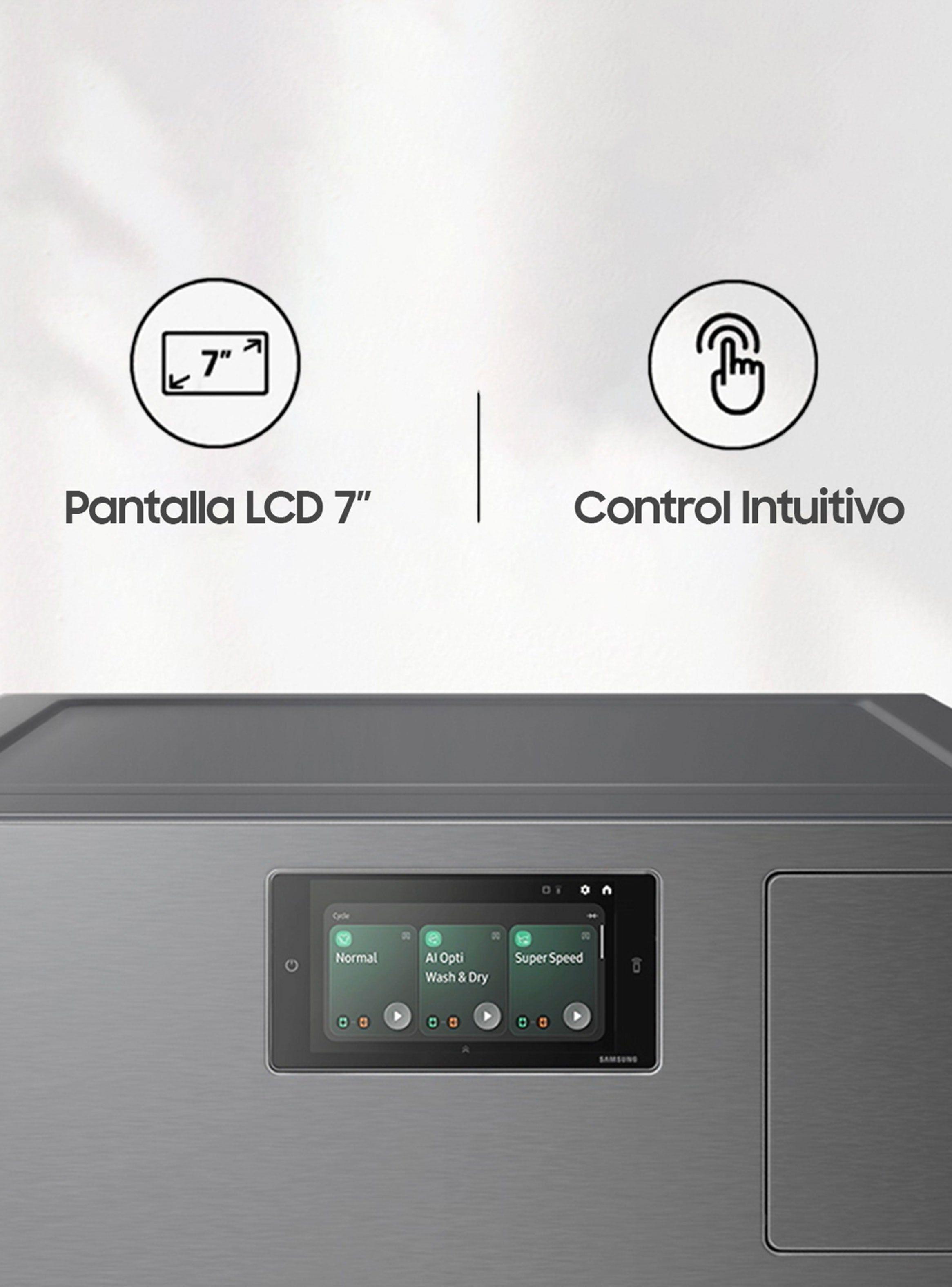 Lavadora-Secadora Bespoke AI 25/15 kg + QLED Samsung 50” The Frame 4K UHD-2