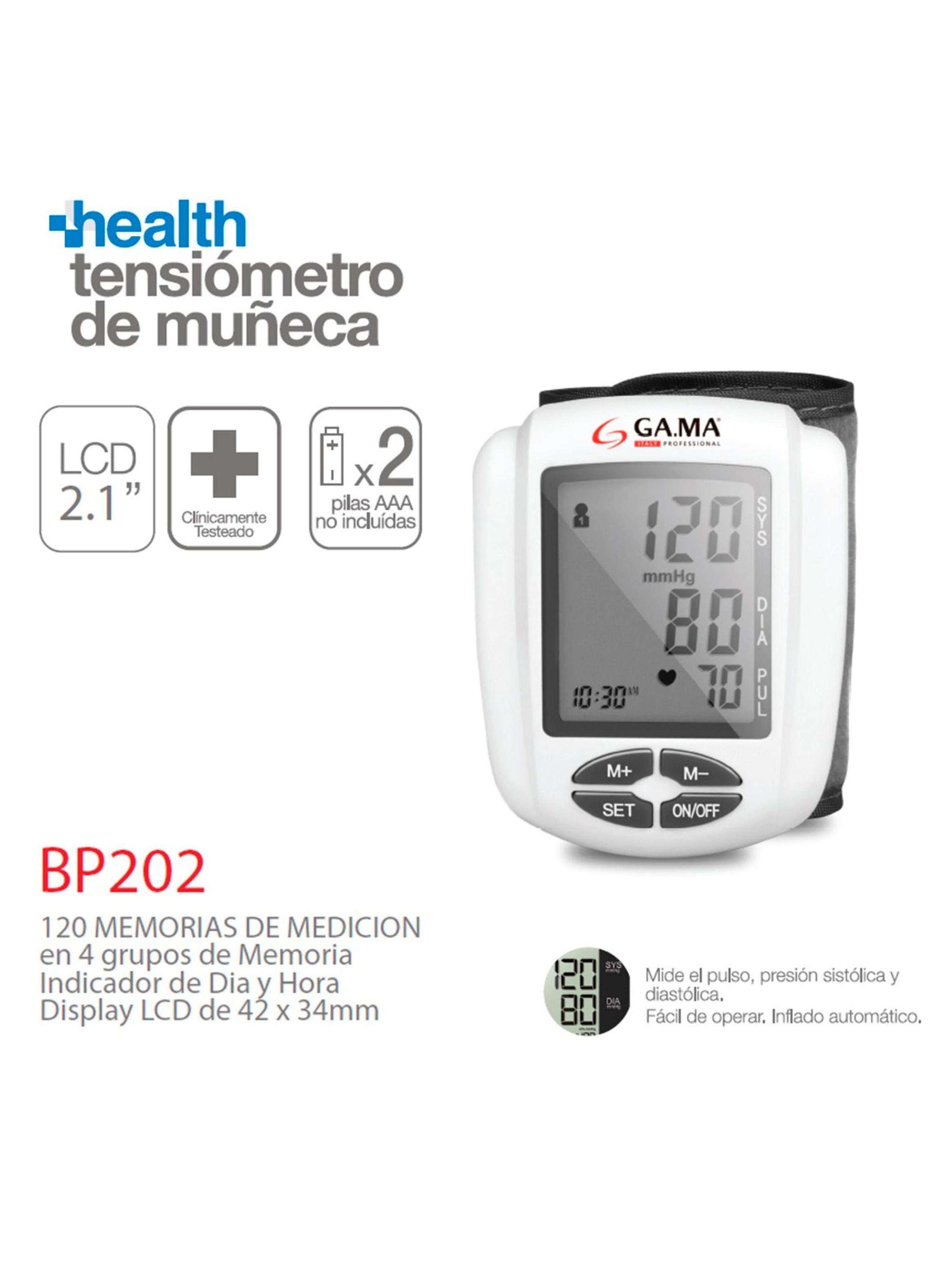 Tensiómetro de Muñeca Gama BP2116-1