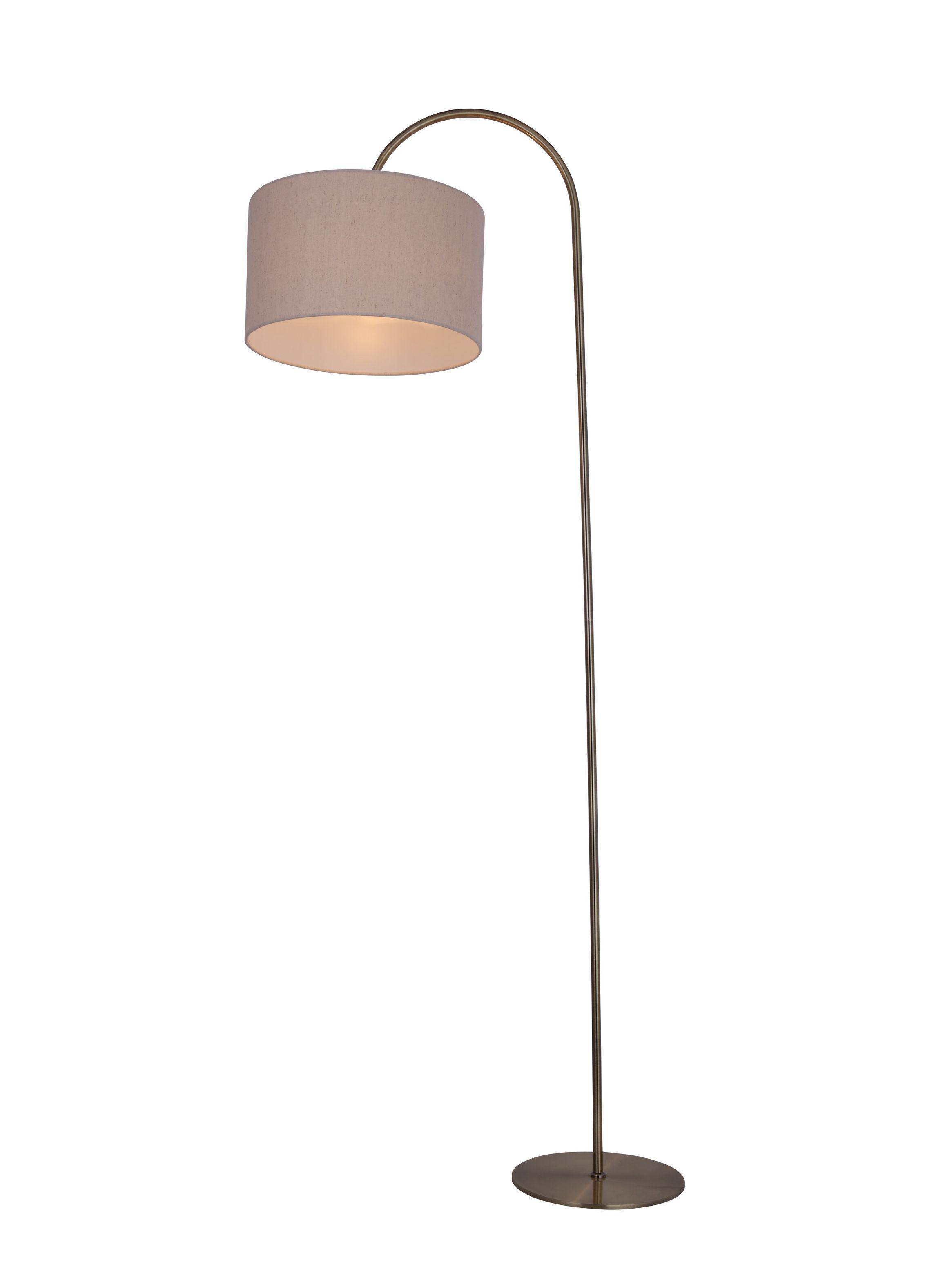 Lámpara de Pie Bronce 180 x 60 cm-0
