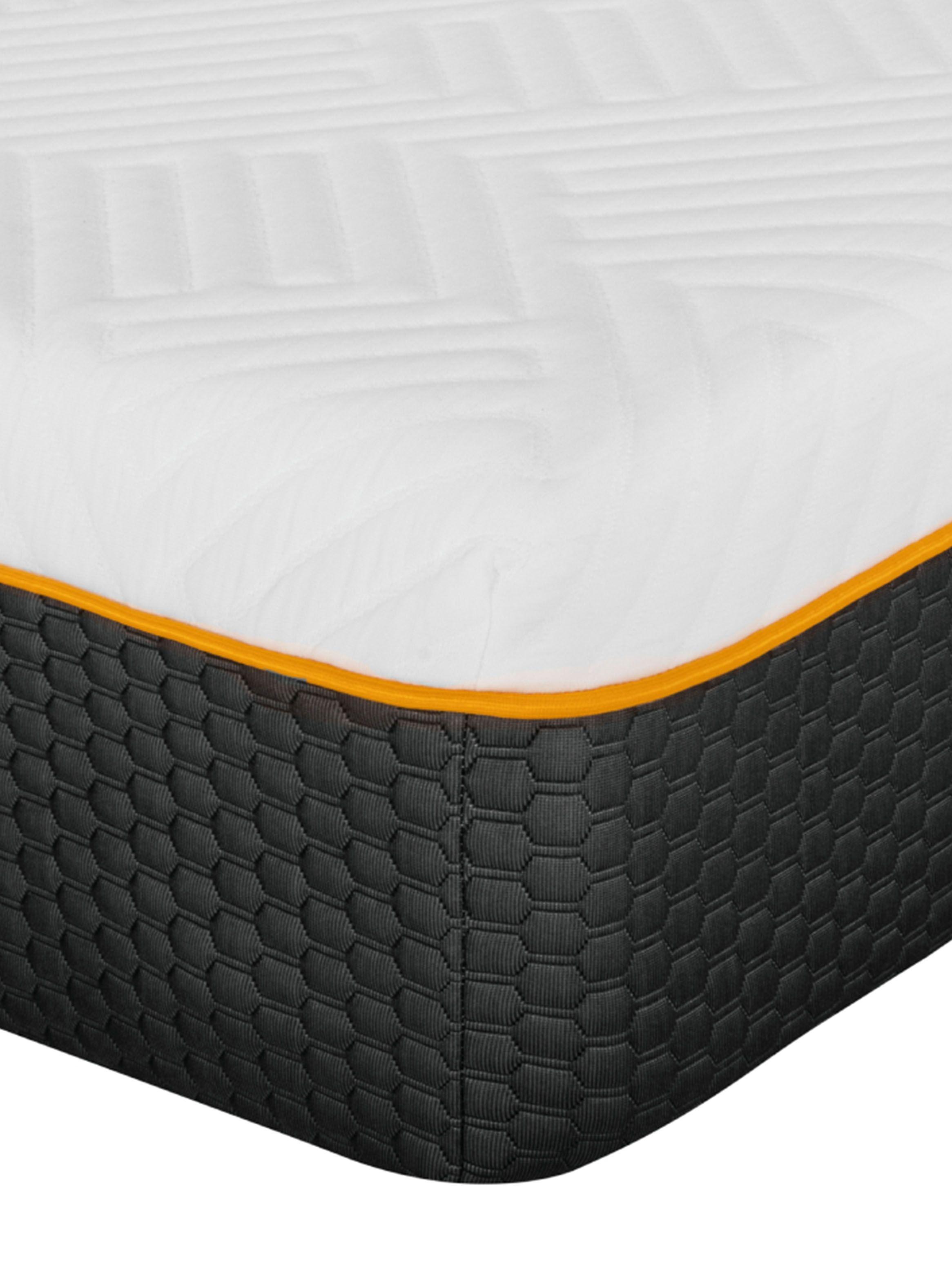Cama Europea Sport Visco 2 Plazas Base Dividida + Respaldo Design Grafito-3