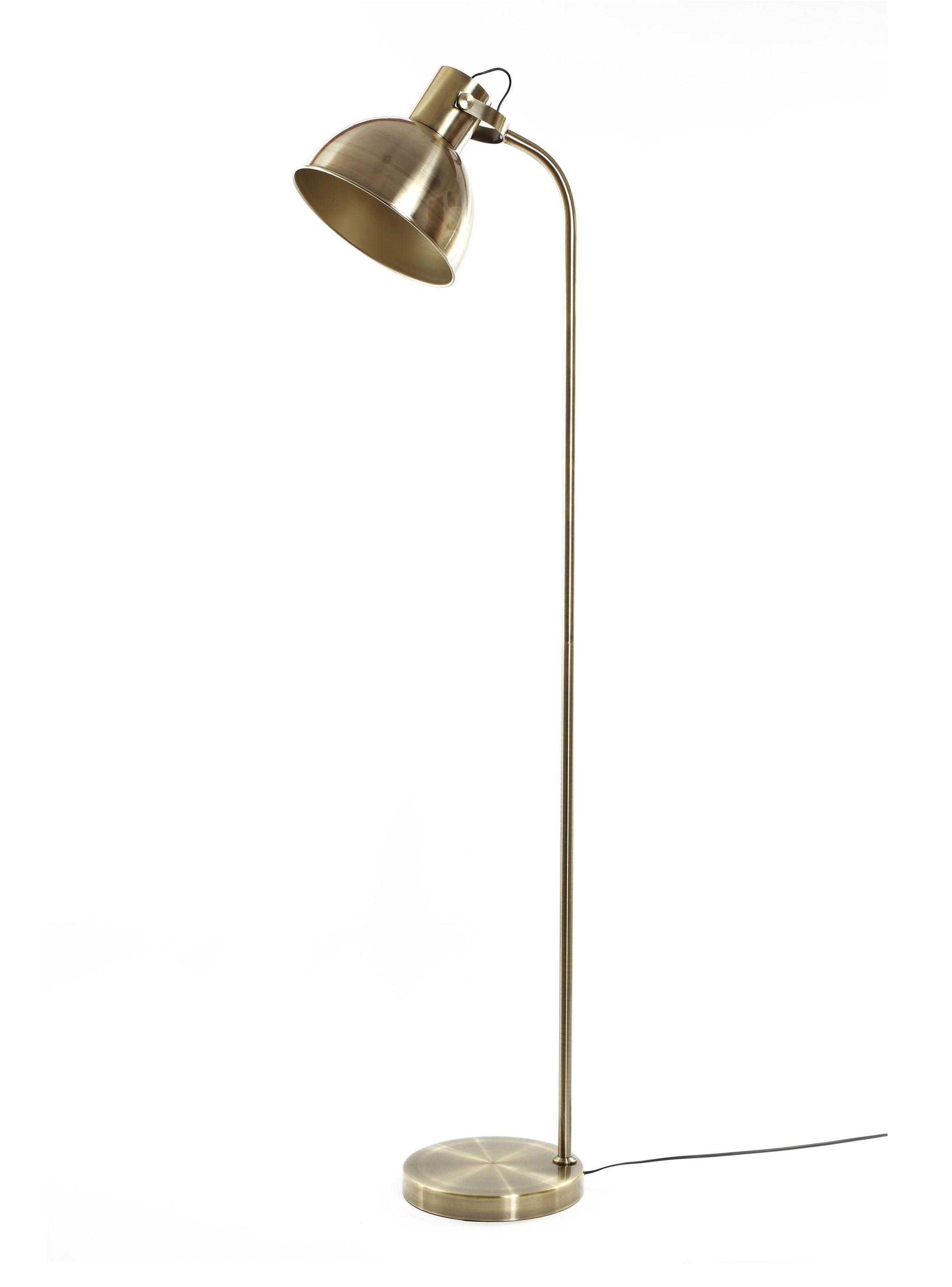 Lámpara de Pie Bronce 165 x 50 cm-1