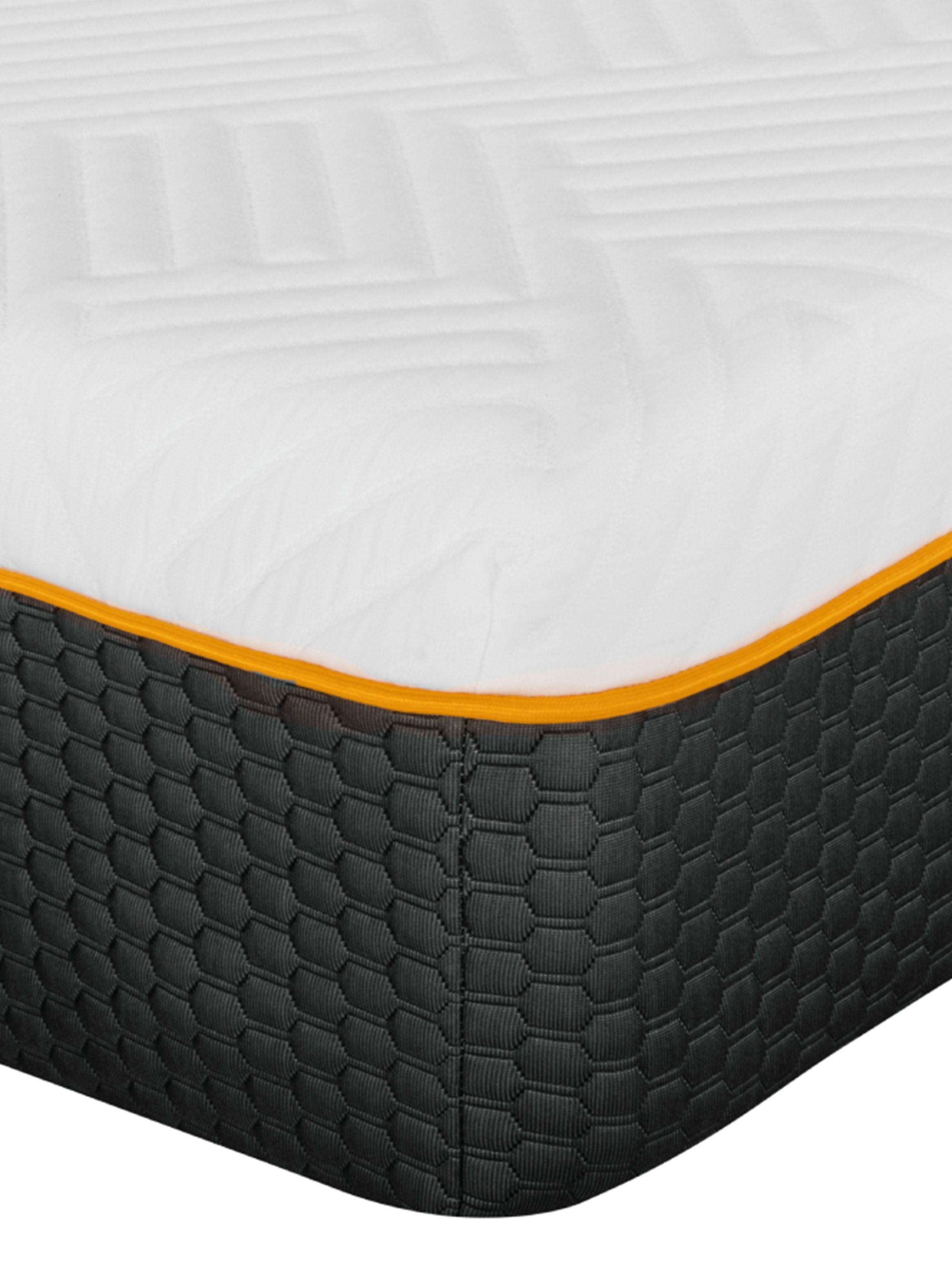 Cama Europea Sport Visco King + Respaldo Design Grafito-3