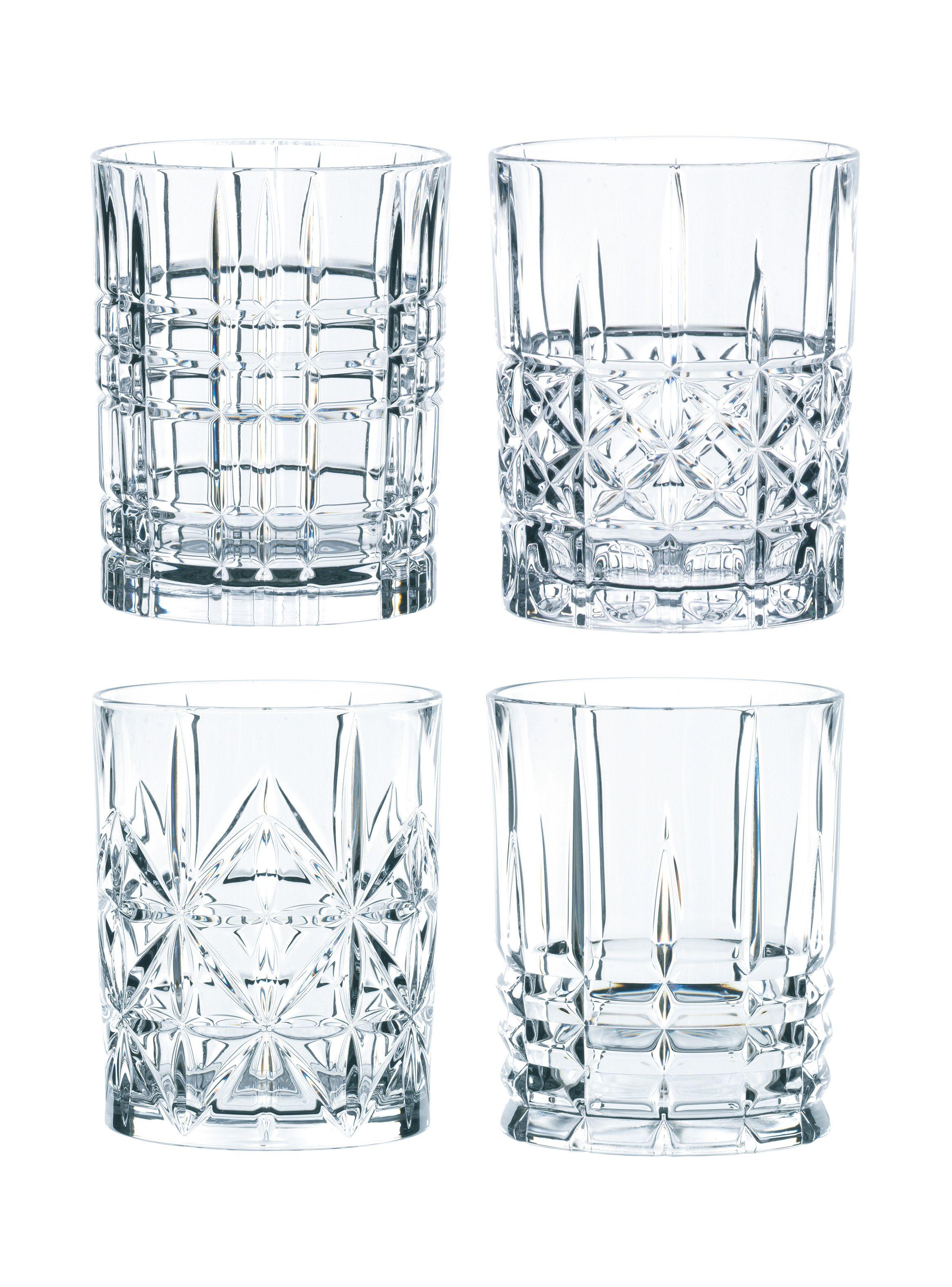 Set 4 Vasos Cristal Whisky Highland 345 ml-0