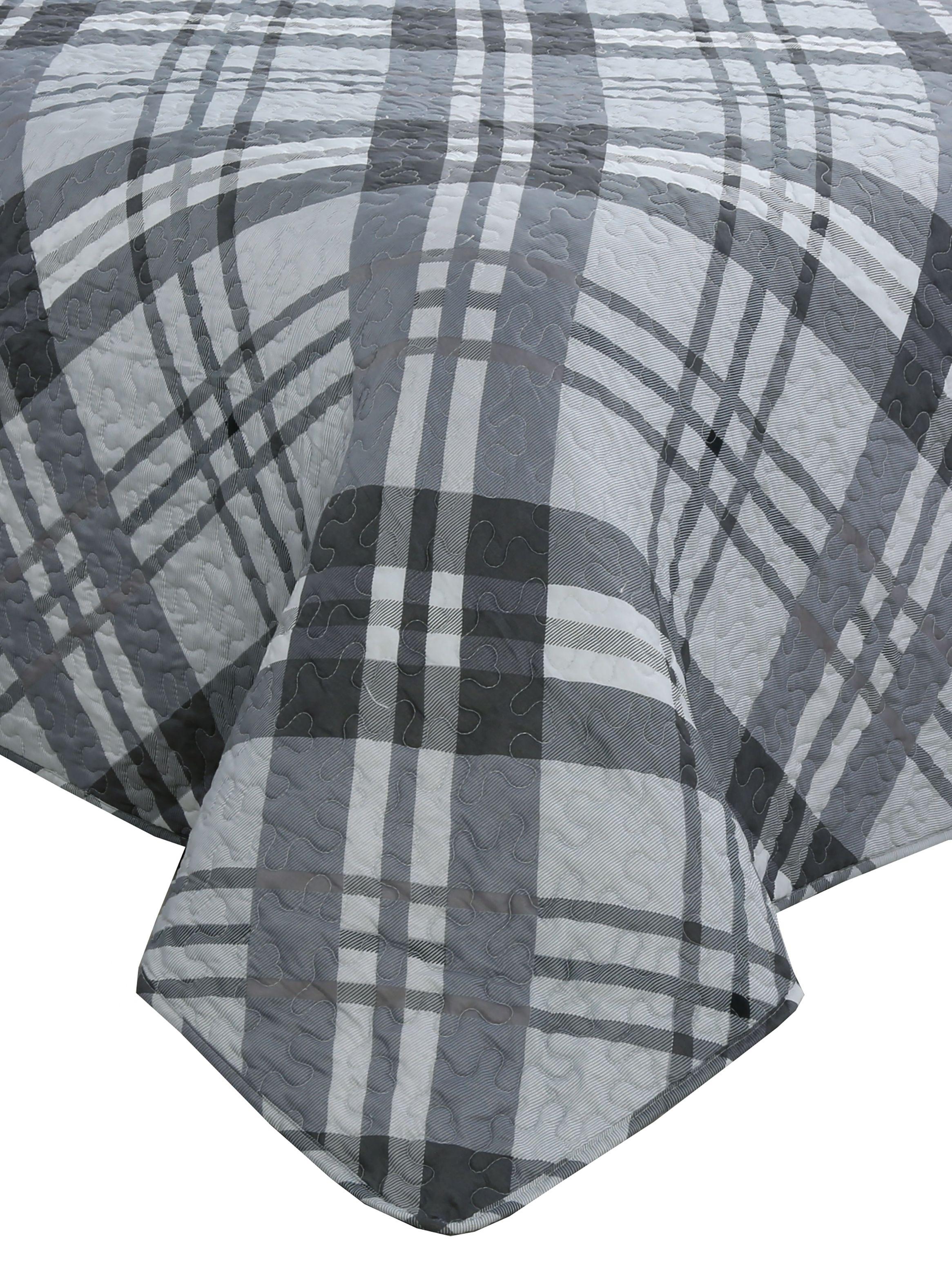 Quilt Stylo 1.5 Plazas Cuadrillé-2