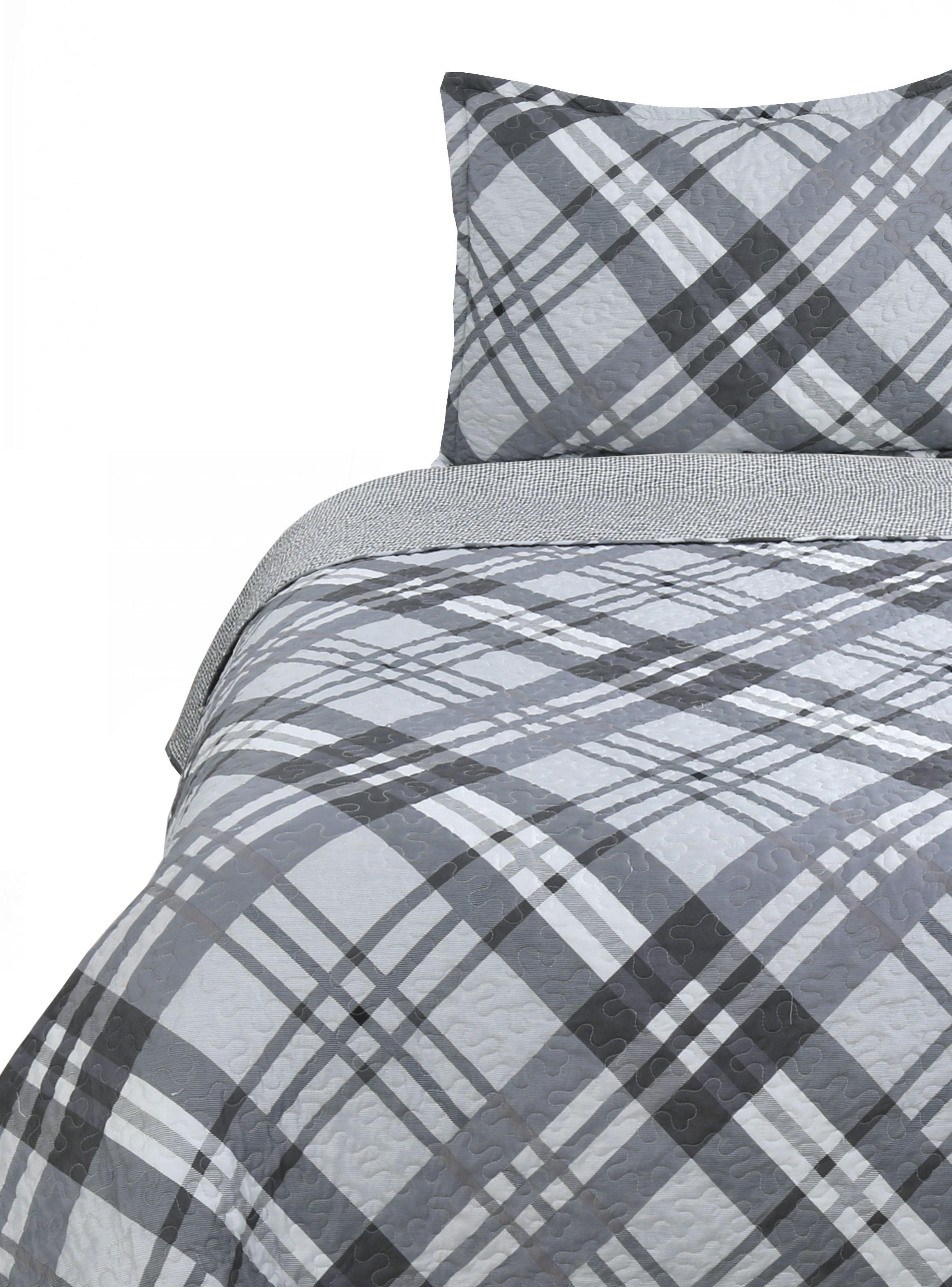 Quilt Stylo 1.5 Plazas Cuadrillé-0