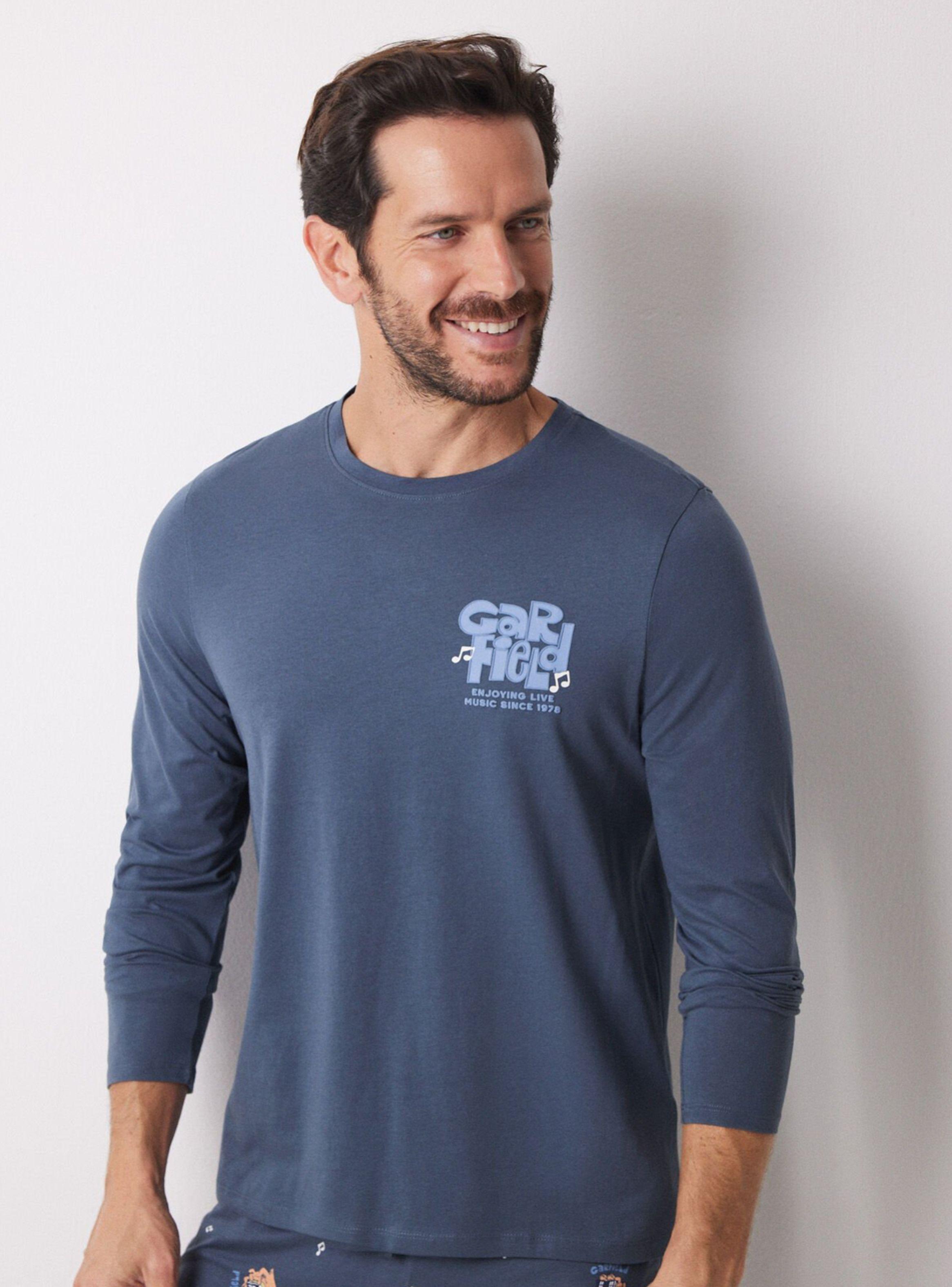 Pijama Largo Algodón Garfield-2