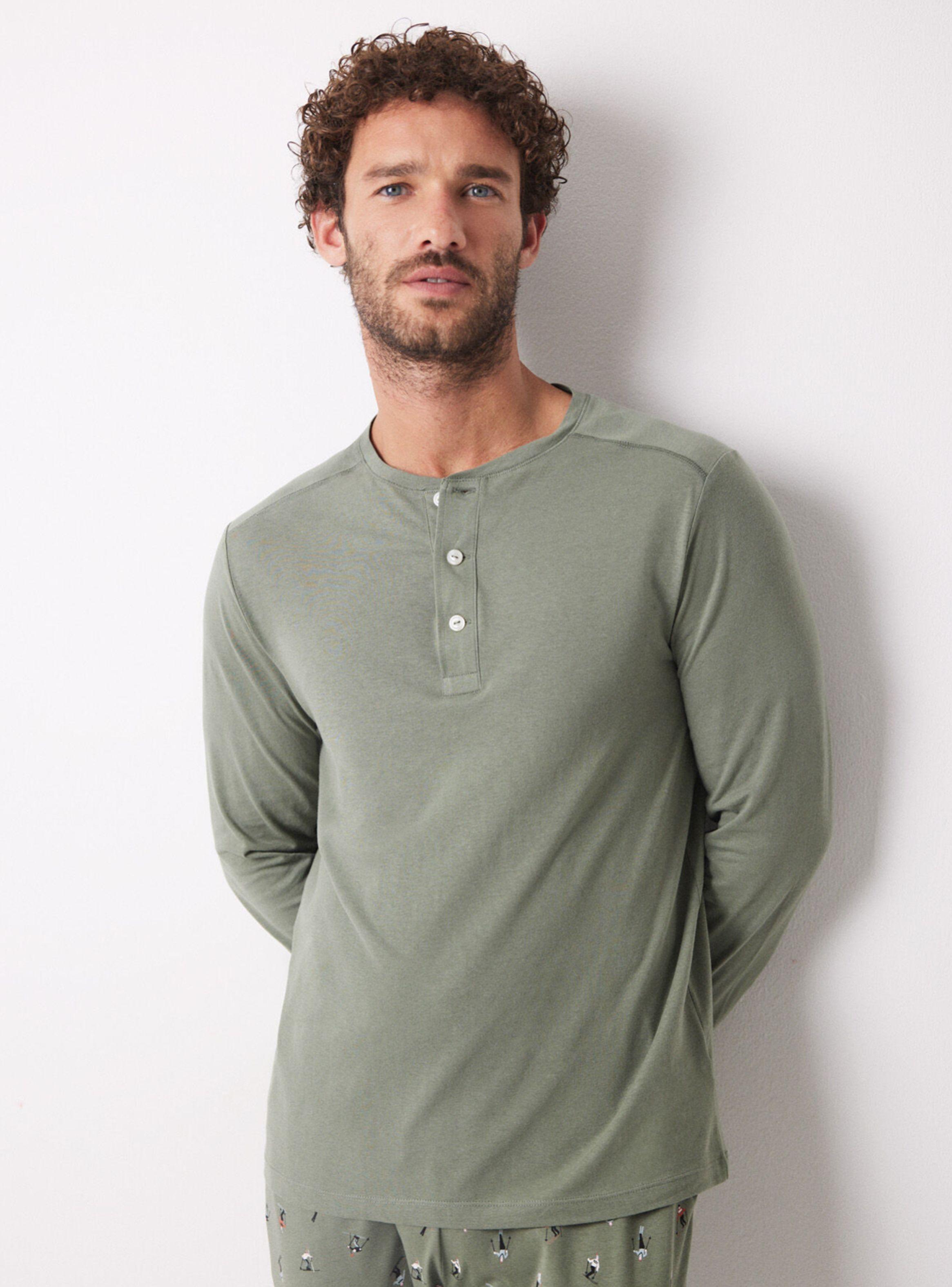 Pijama Largo Algodón Ski-3