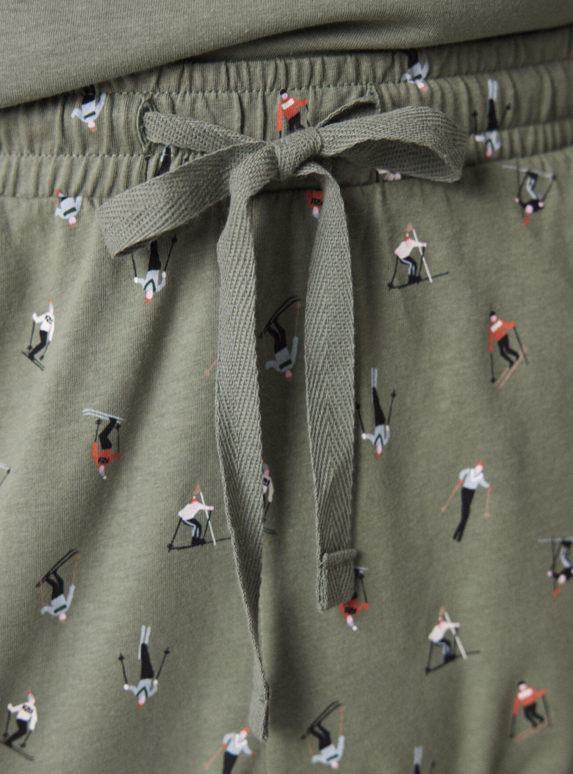 Pijama Largo Algodón Ski-4