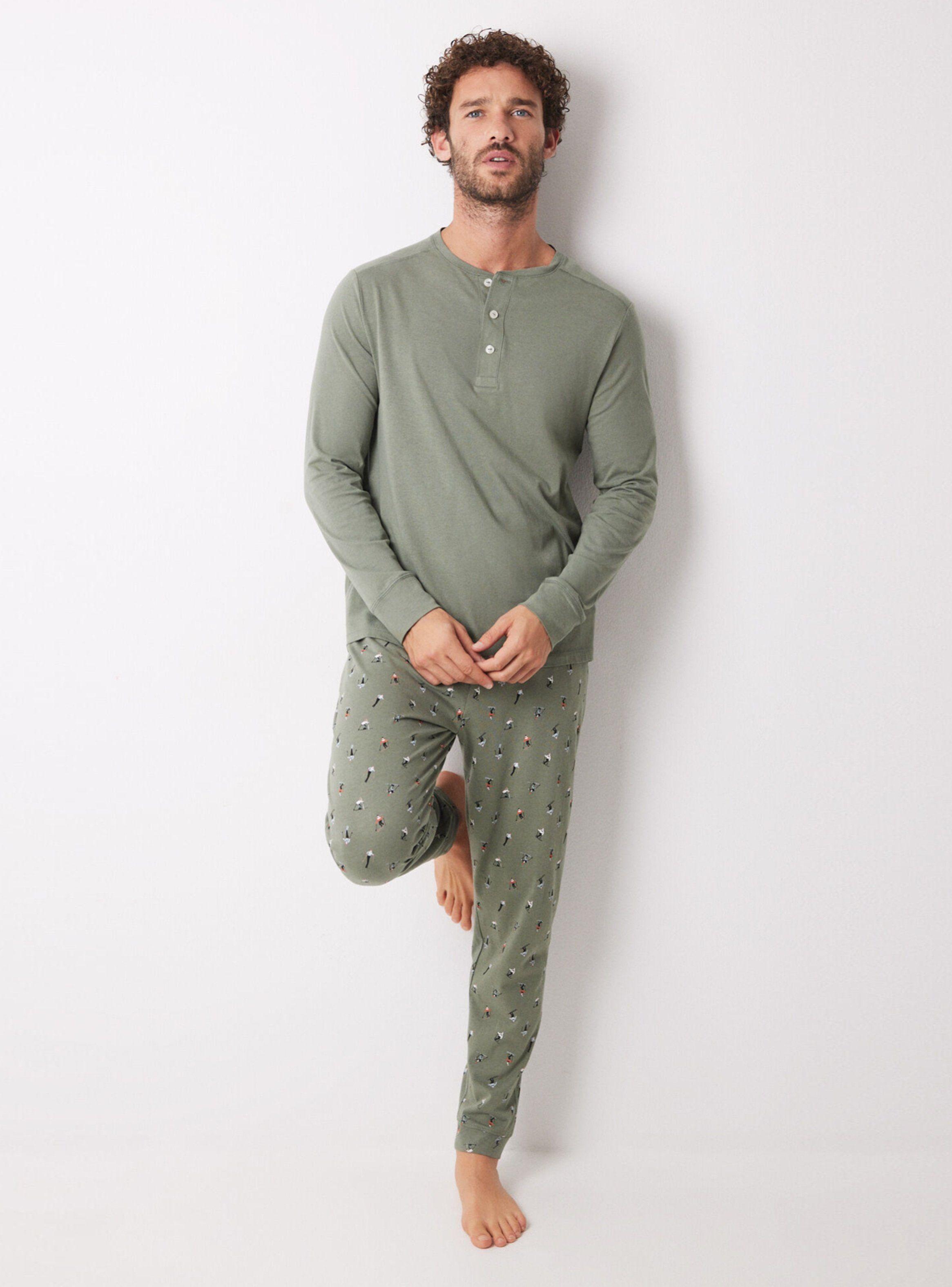 Pijama Largo Algodón Ski-0