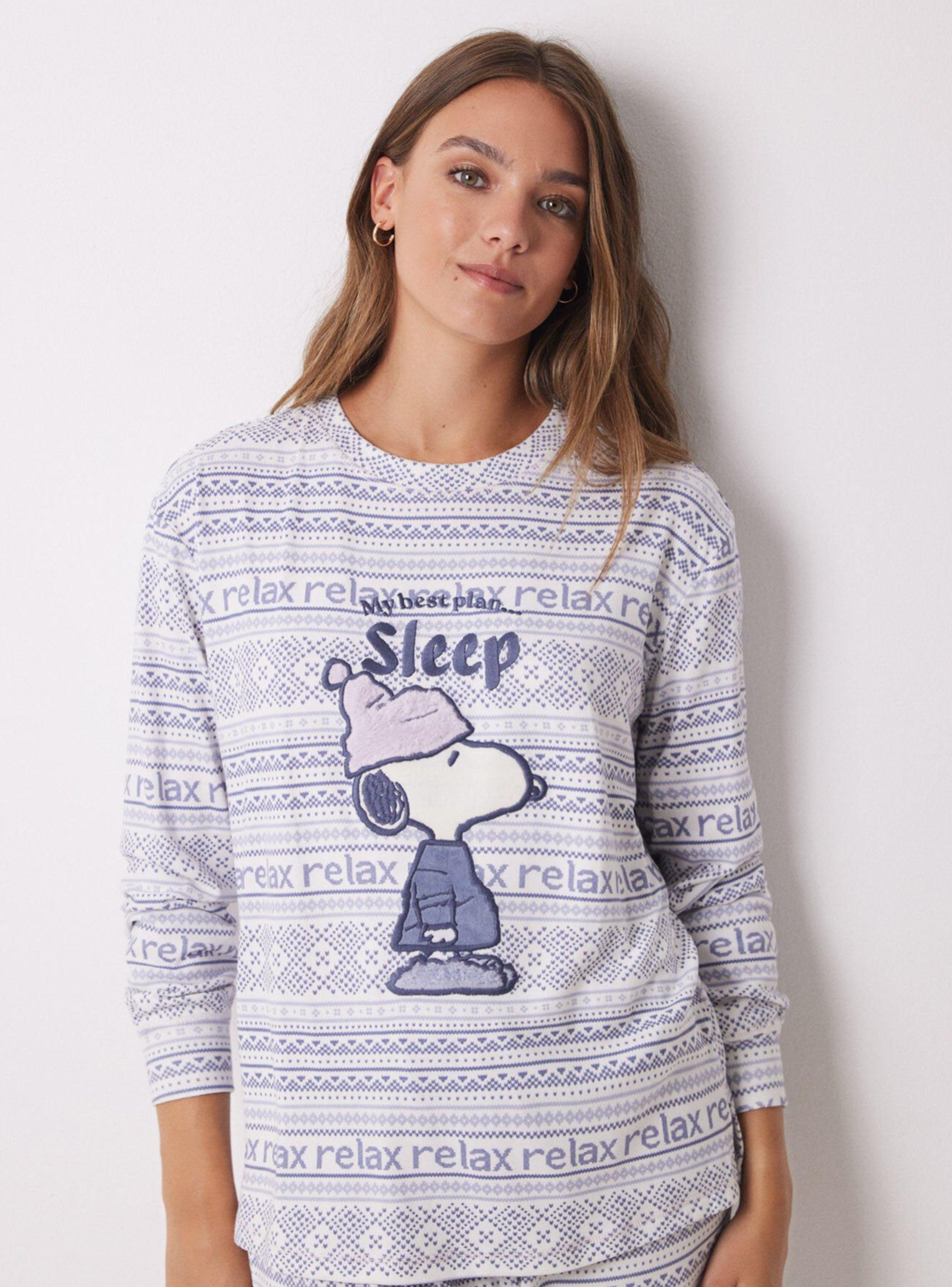 Pijama Largo Súper Soft Snoopy-2