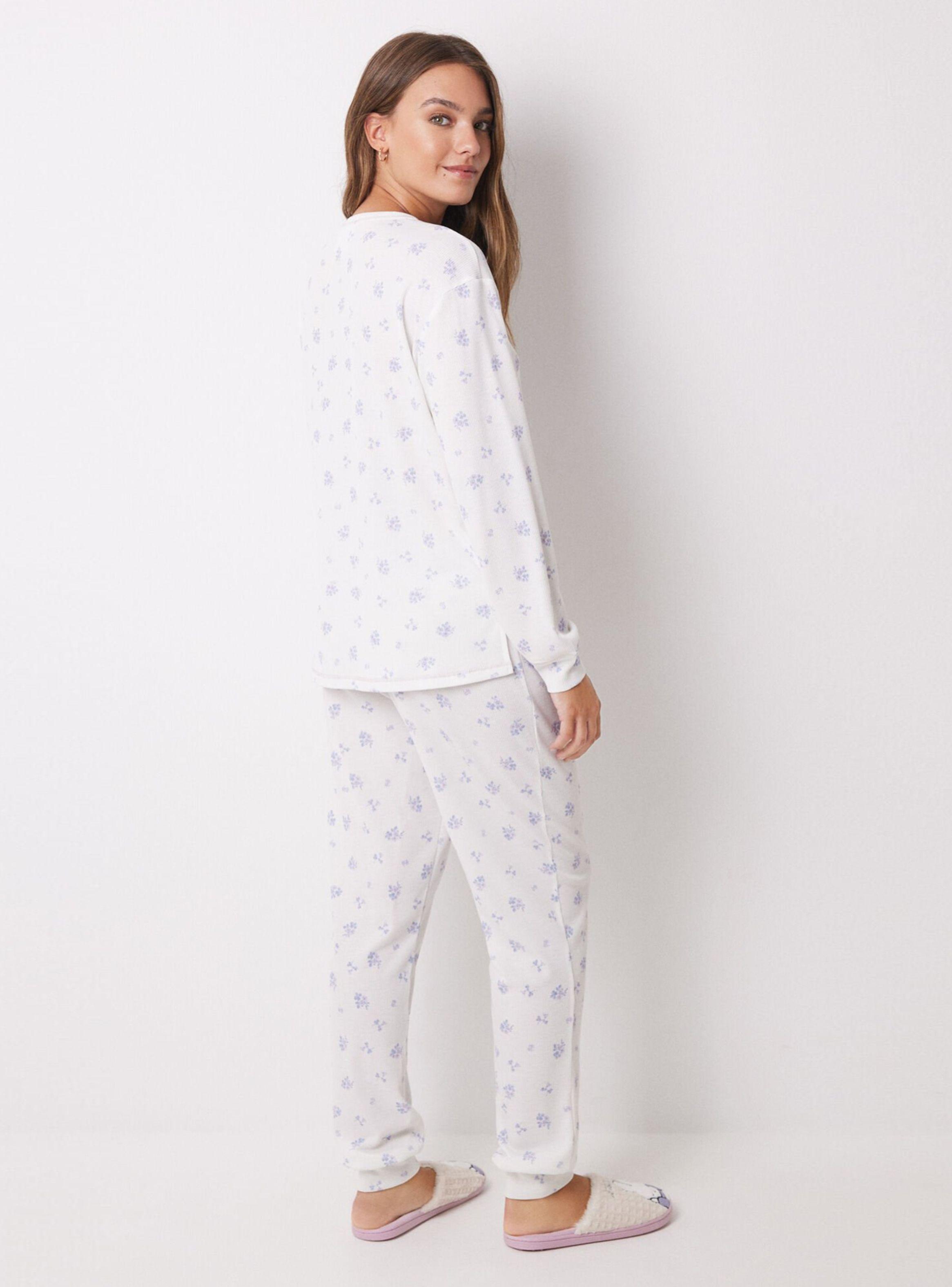 Pijama Largo Waffle Flores Miffy-1