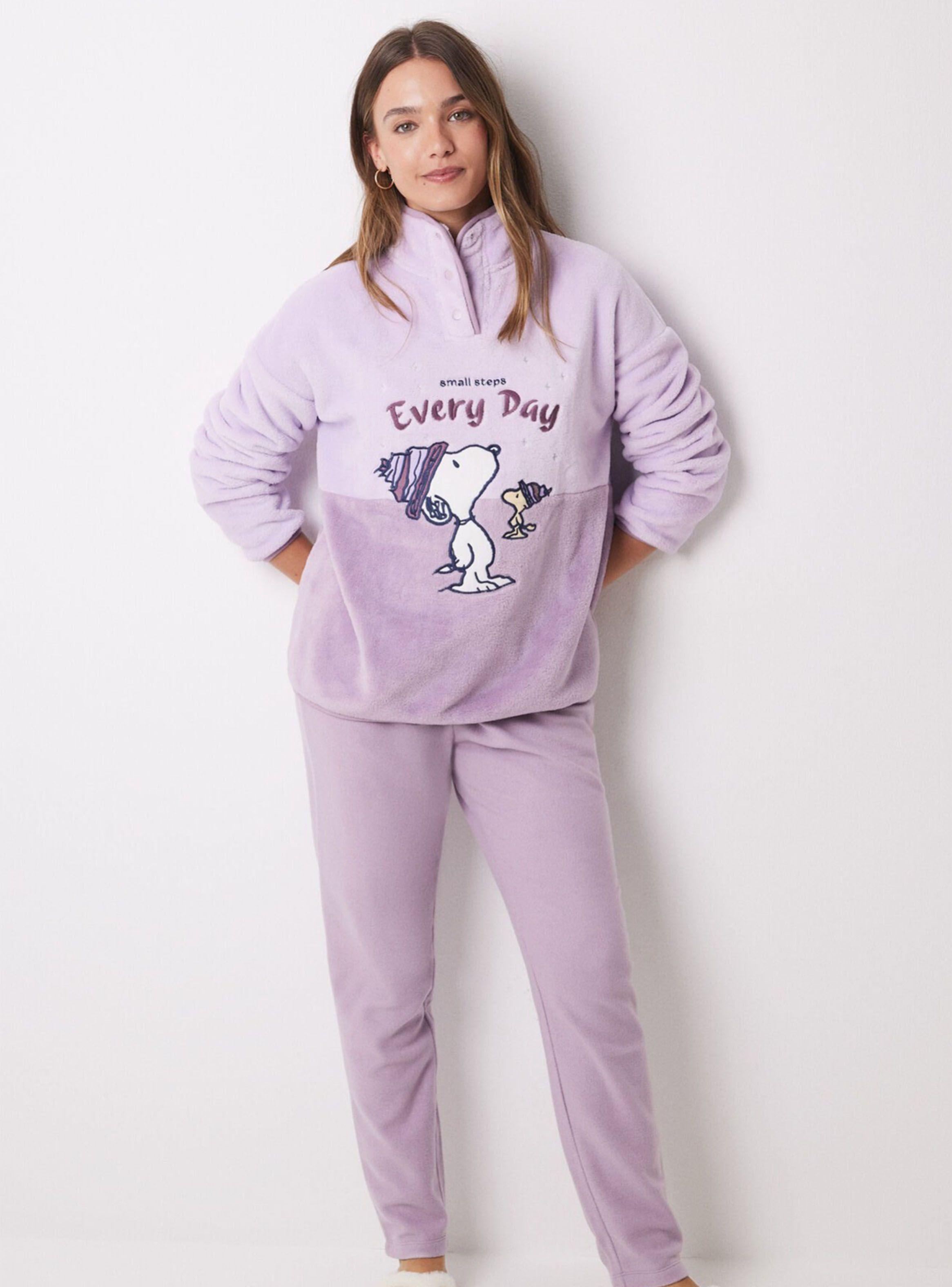 Pijama Largo Polar Snoopy Every Day-0