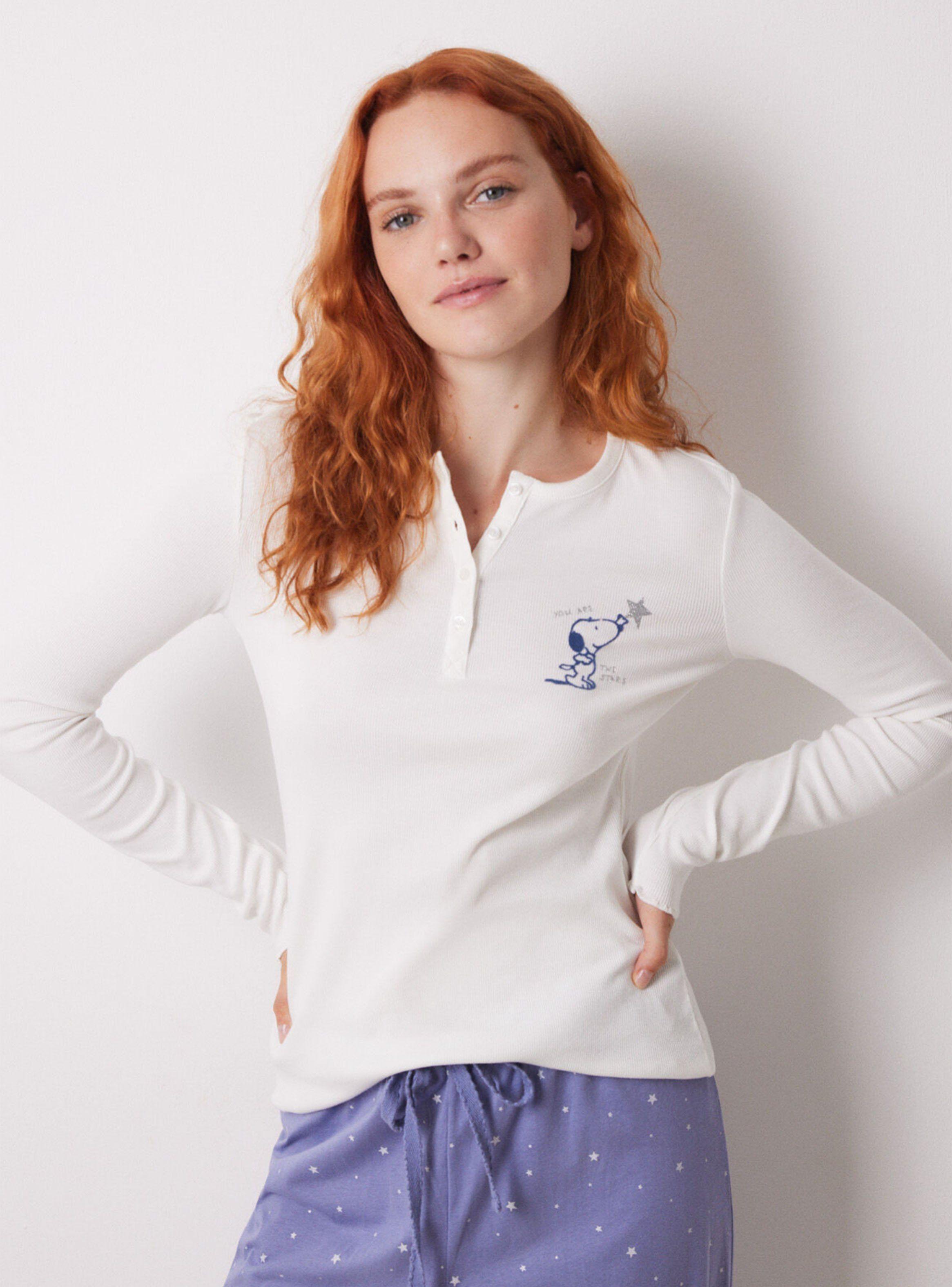 Pijama Largo Algodón Snoopy Star-2