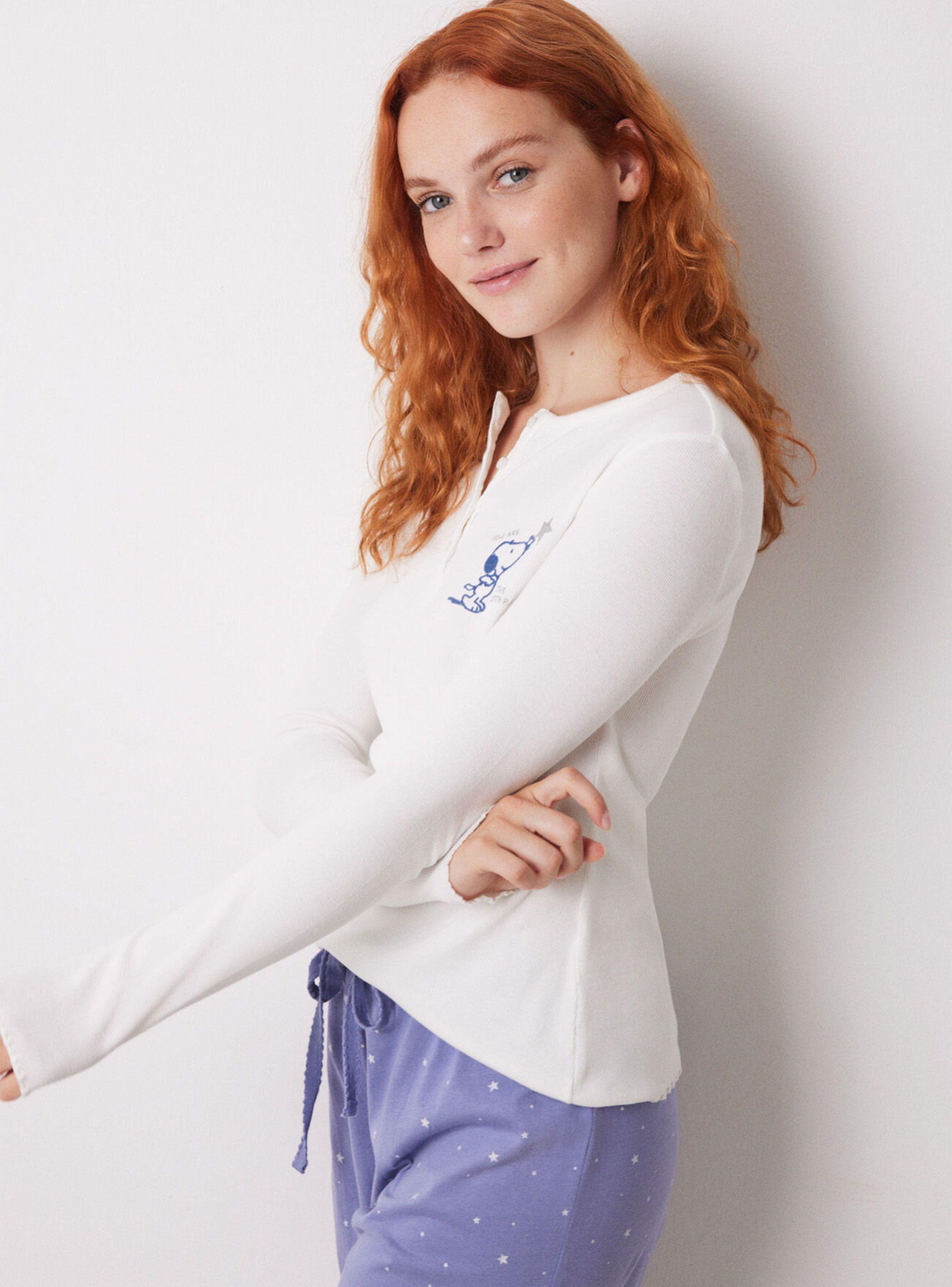 Pijama Largo Algodón Snoopy Star-3