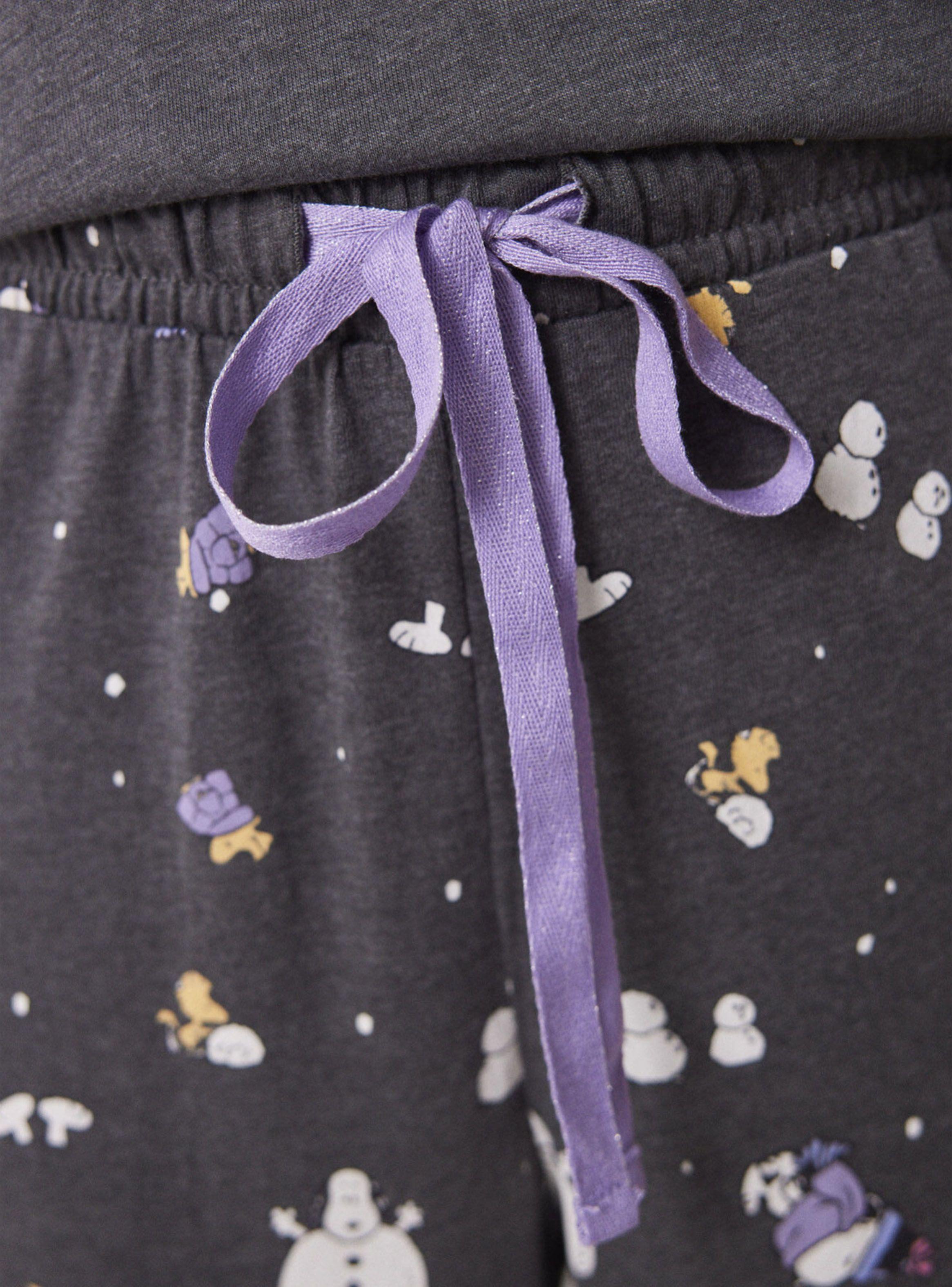 Pijama Largo Algodón Snoopy Merry-4