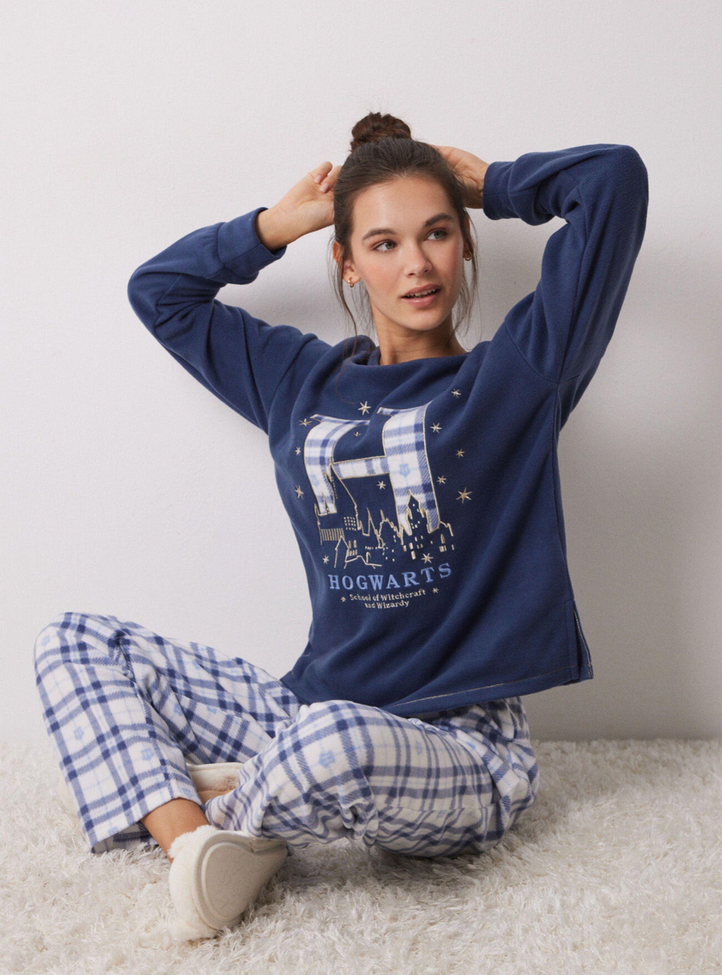 Pijama Polar Cuadros Harry Potter-4