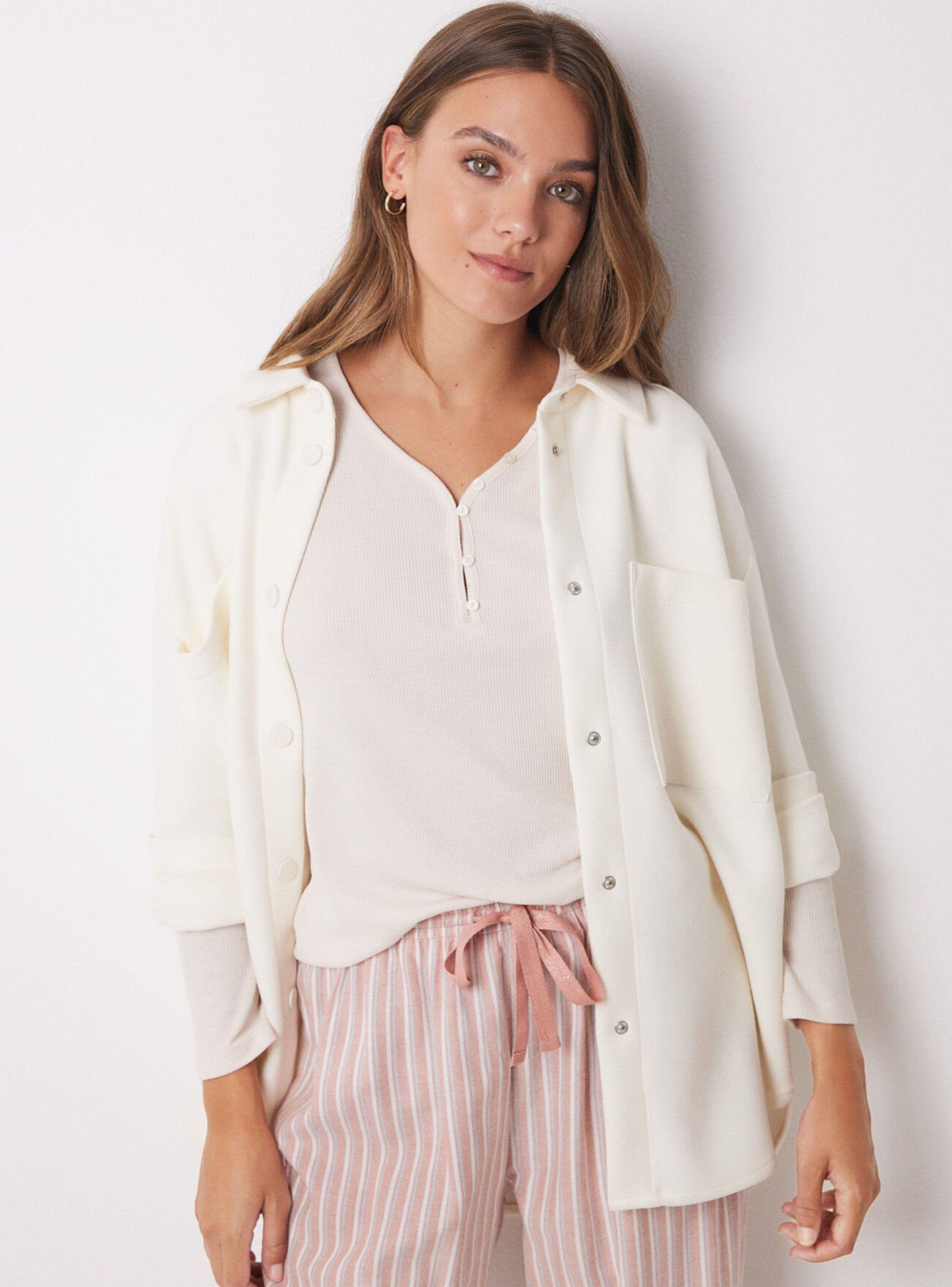 Polera Panadera Manga Larga Marfil-3