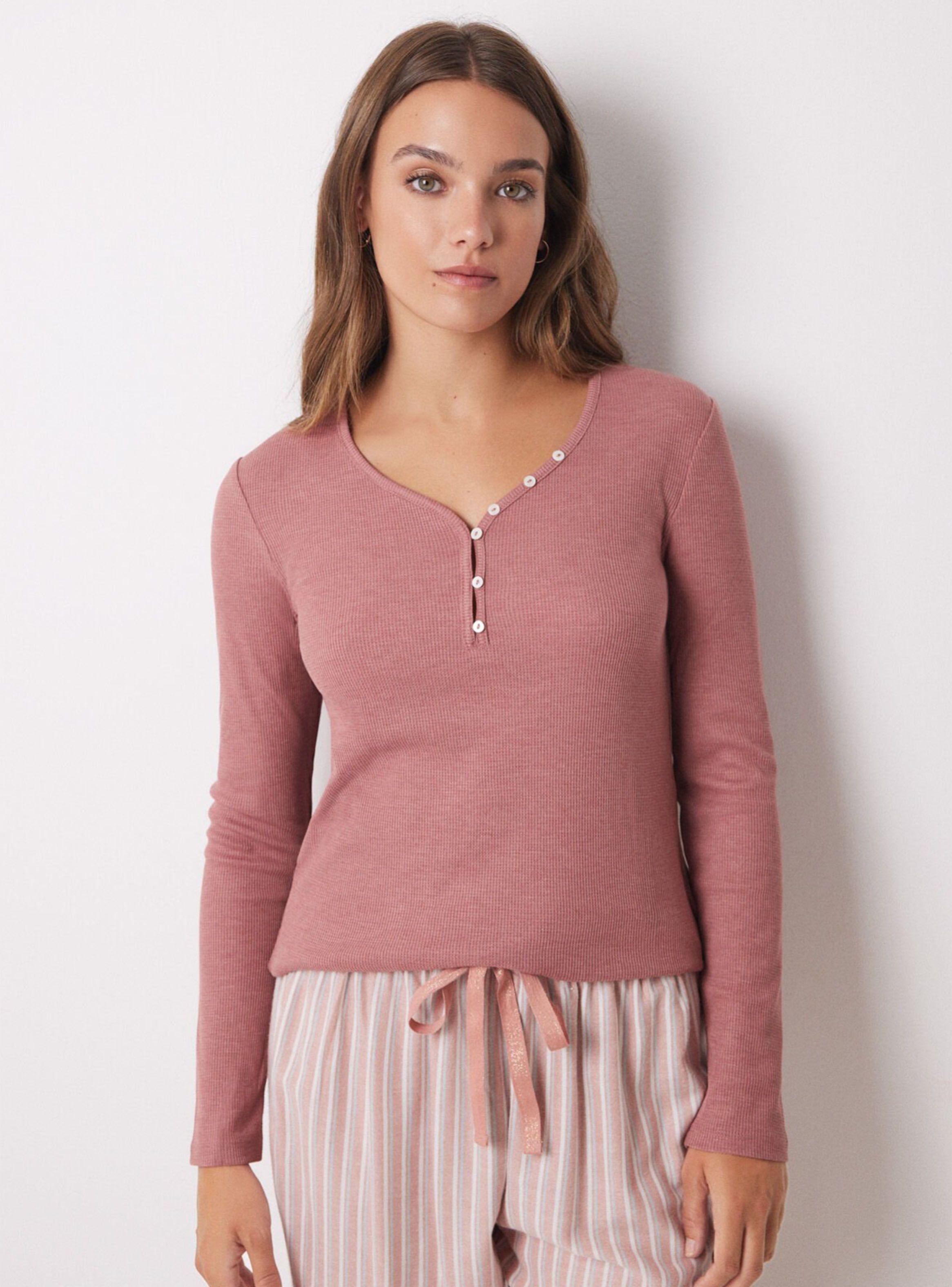 Polera Panadera Manga Larga Granate-0