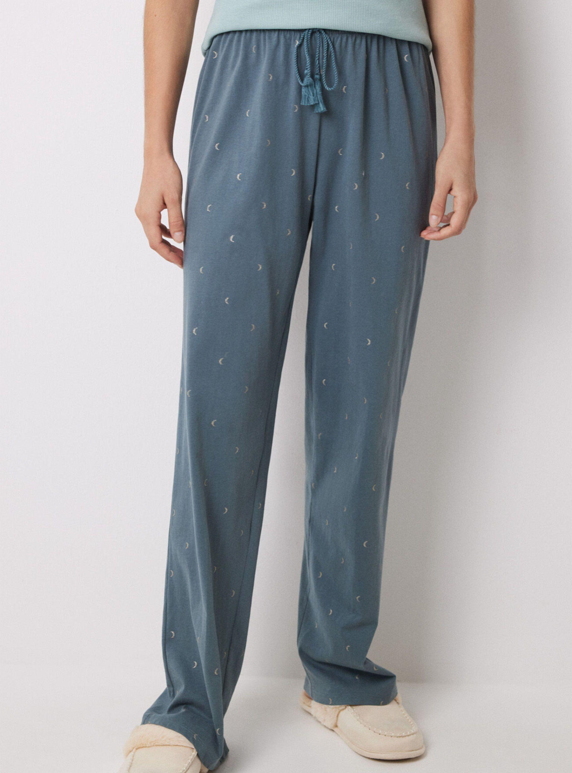 Pantalón Largo 100% Algodón Verde-0