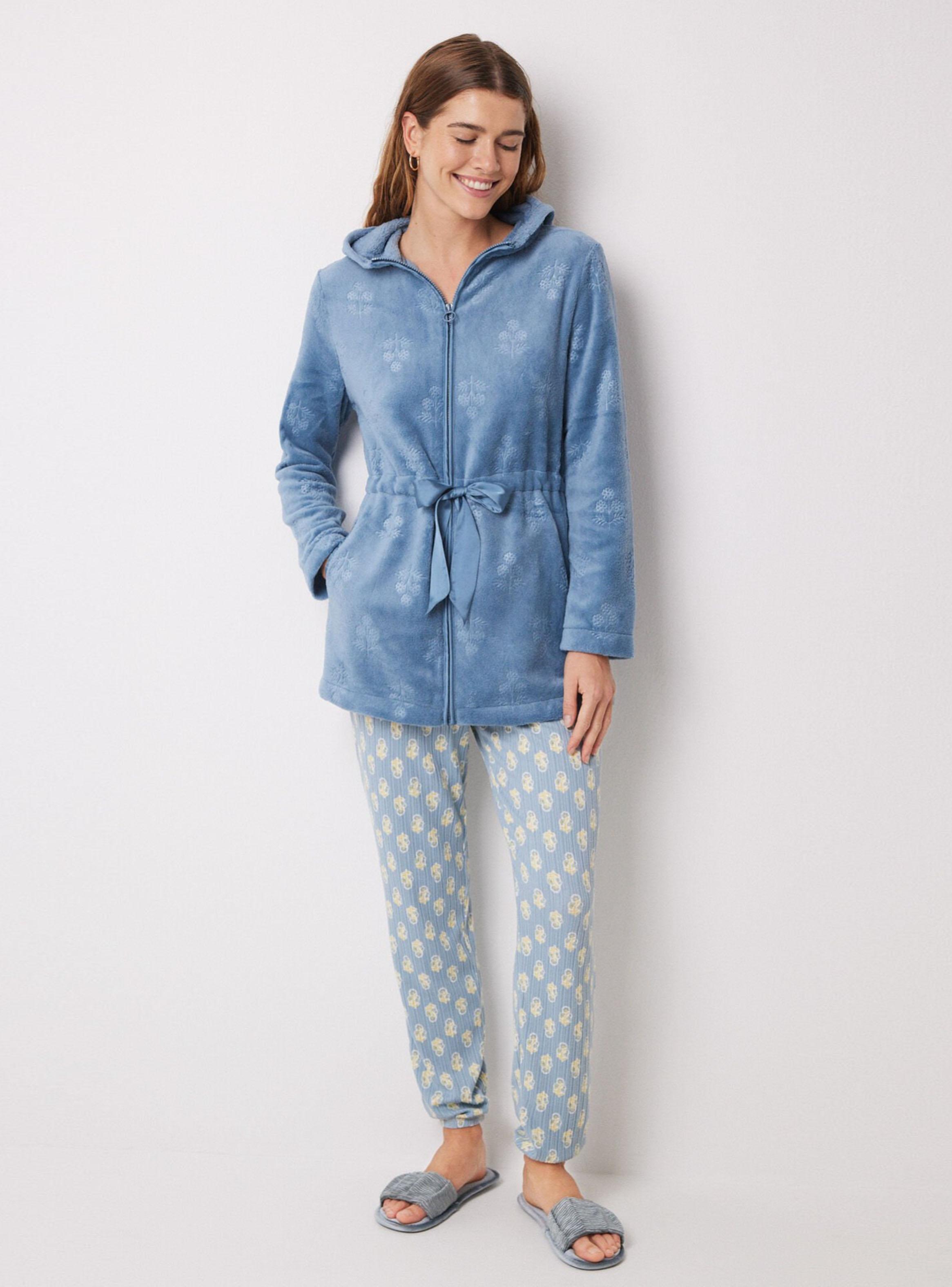 Bata Corta Polar Flores-4