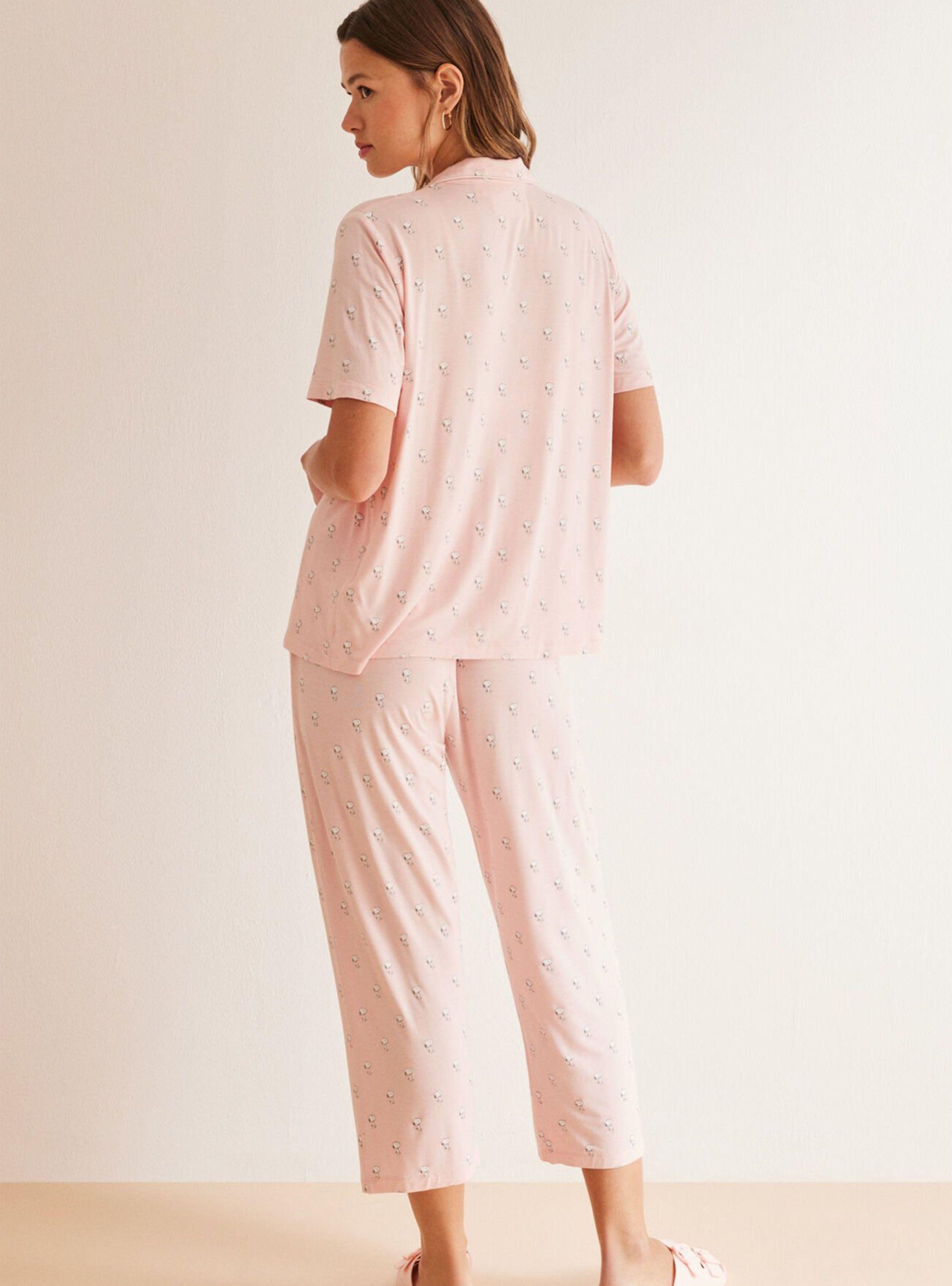 Pijama Camisero Súper Soft Snoppy-1