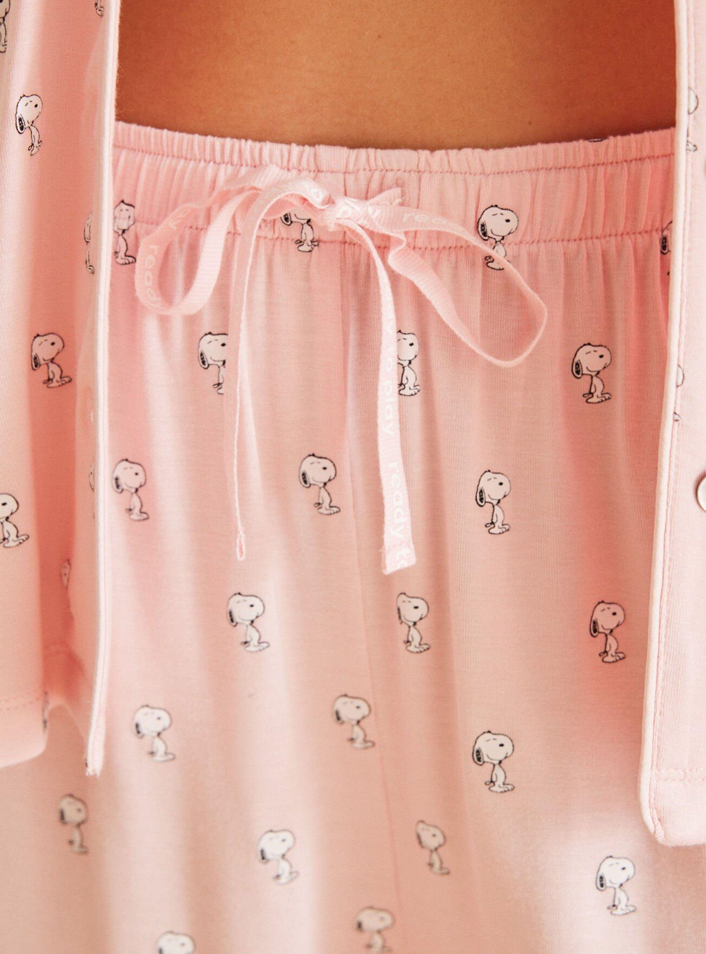 Pijama Camisero Súper Soft Snoppy-3