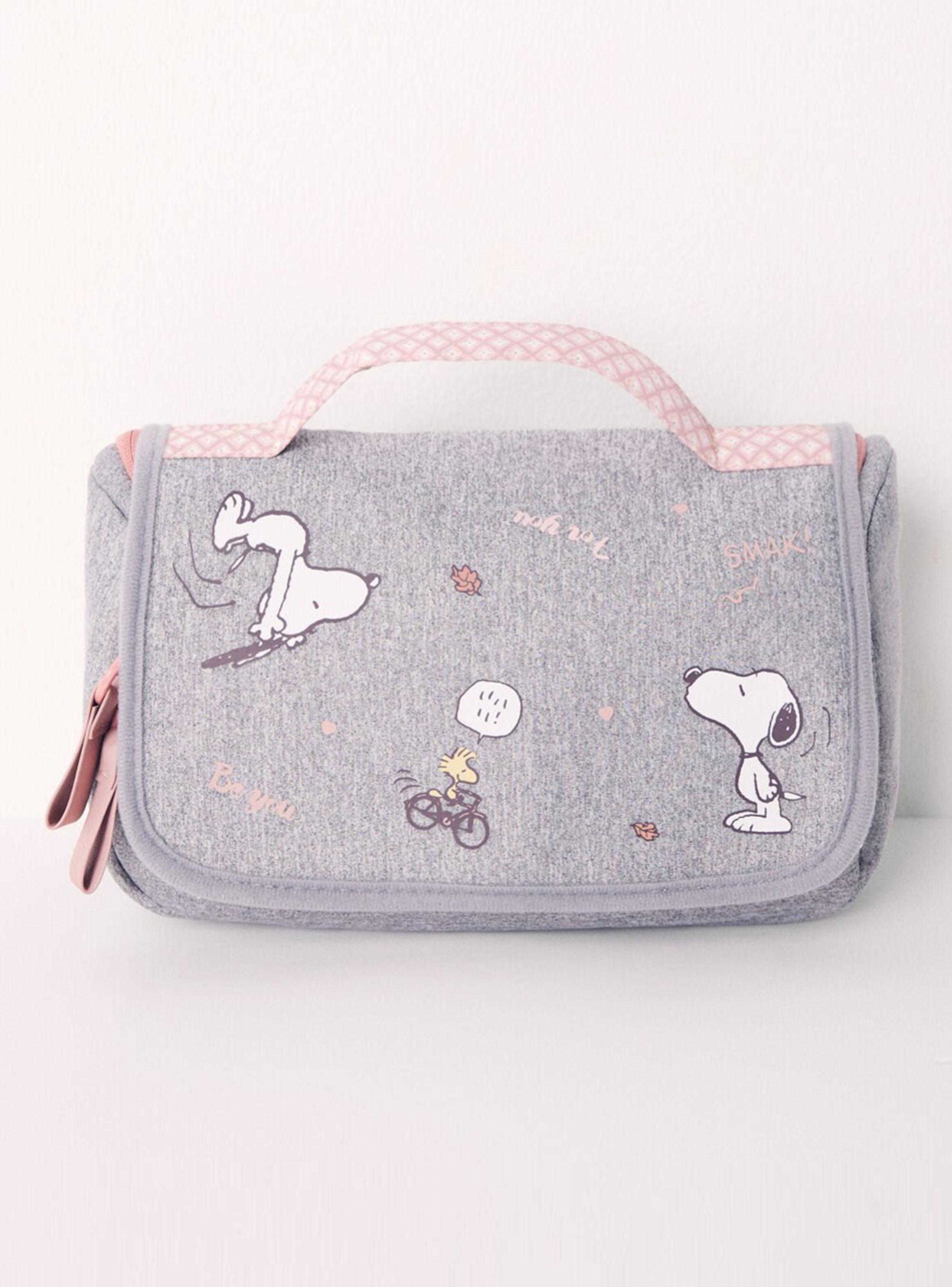 Neceser Grande Snoopy Gris-1