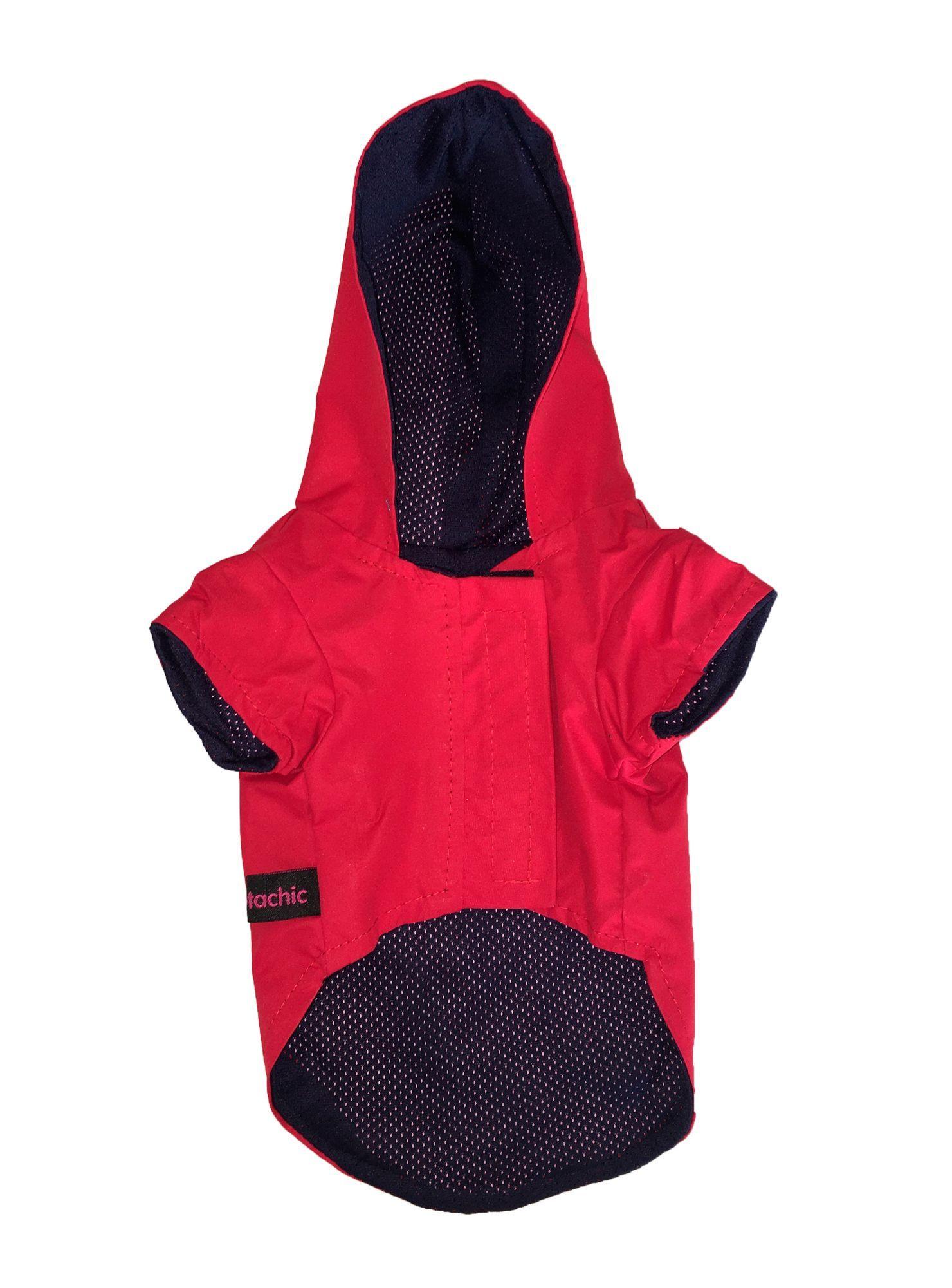 Impermeable con Gorro Chic para Perro Talla L Mascotachic-0