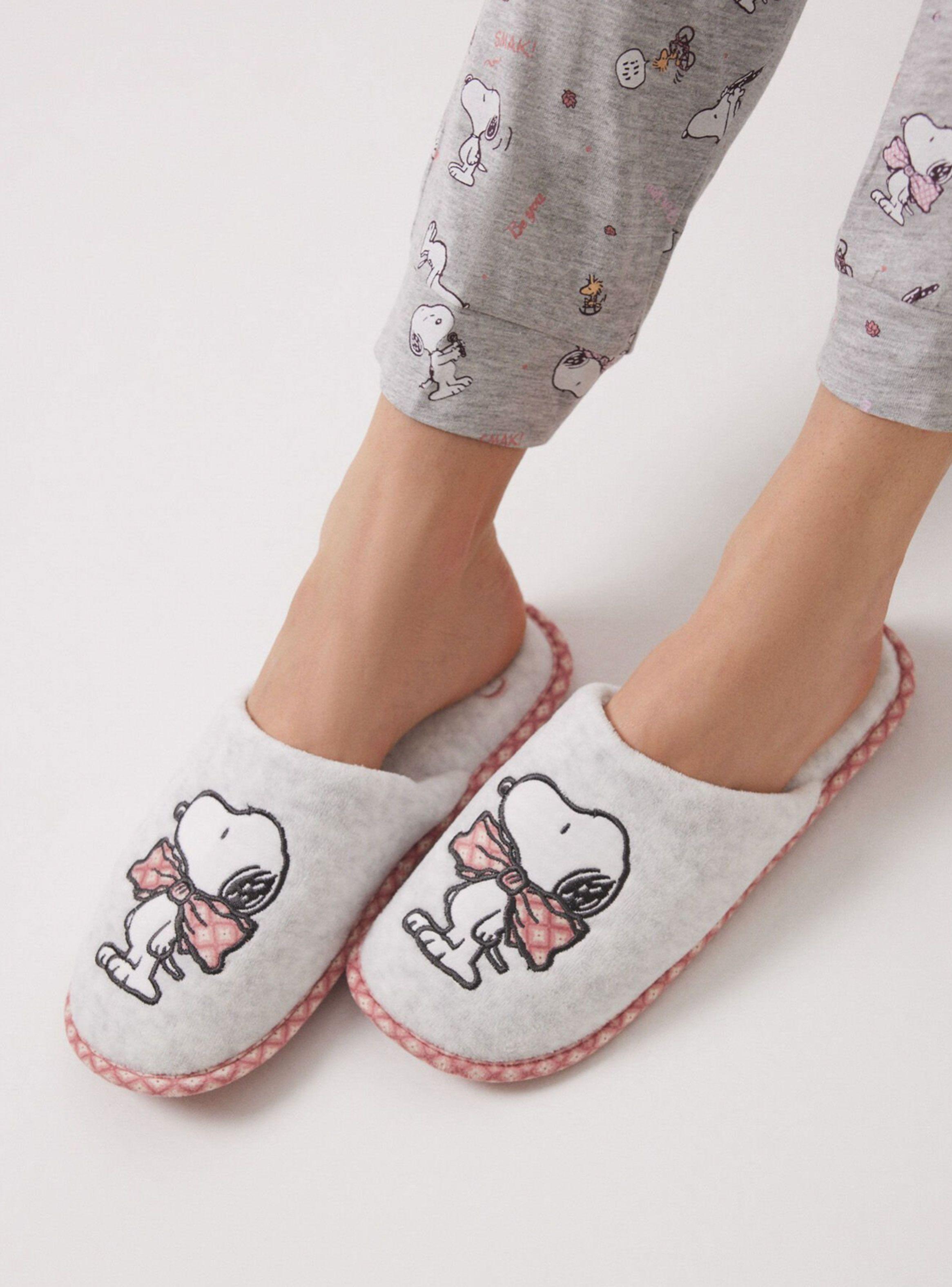 Pantufla Casa Destalonada Snoopy-0