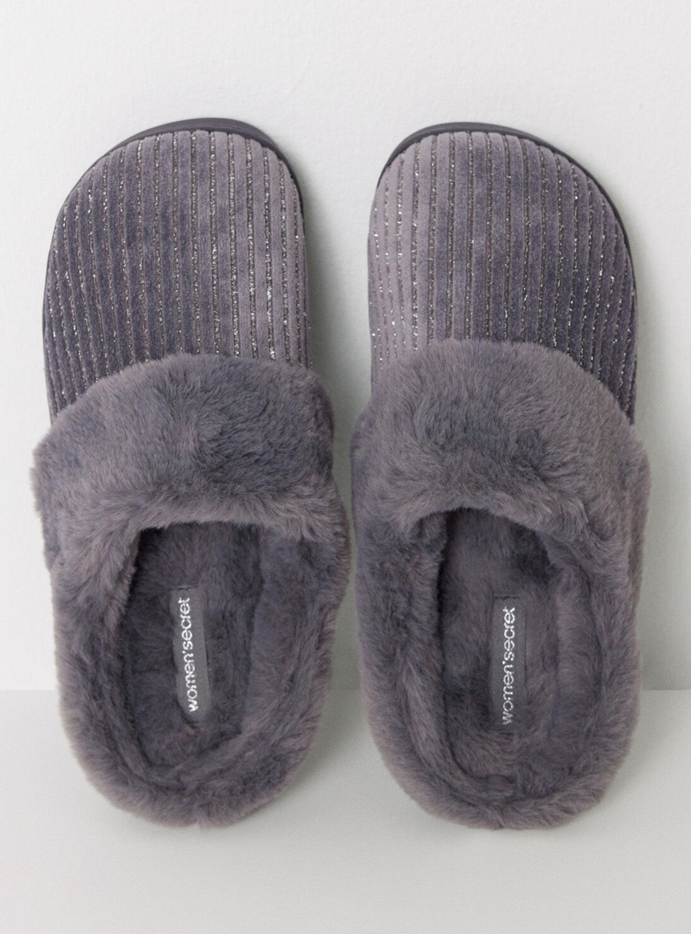 Pantuflas Pelo Lurex-3
