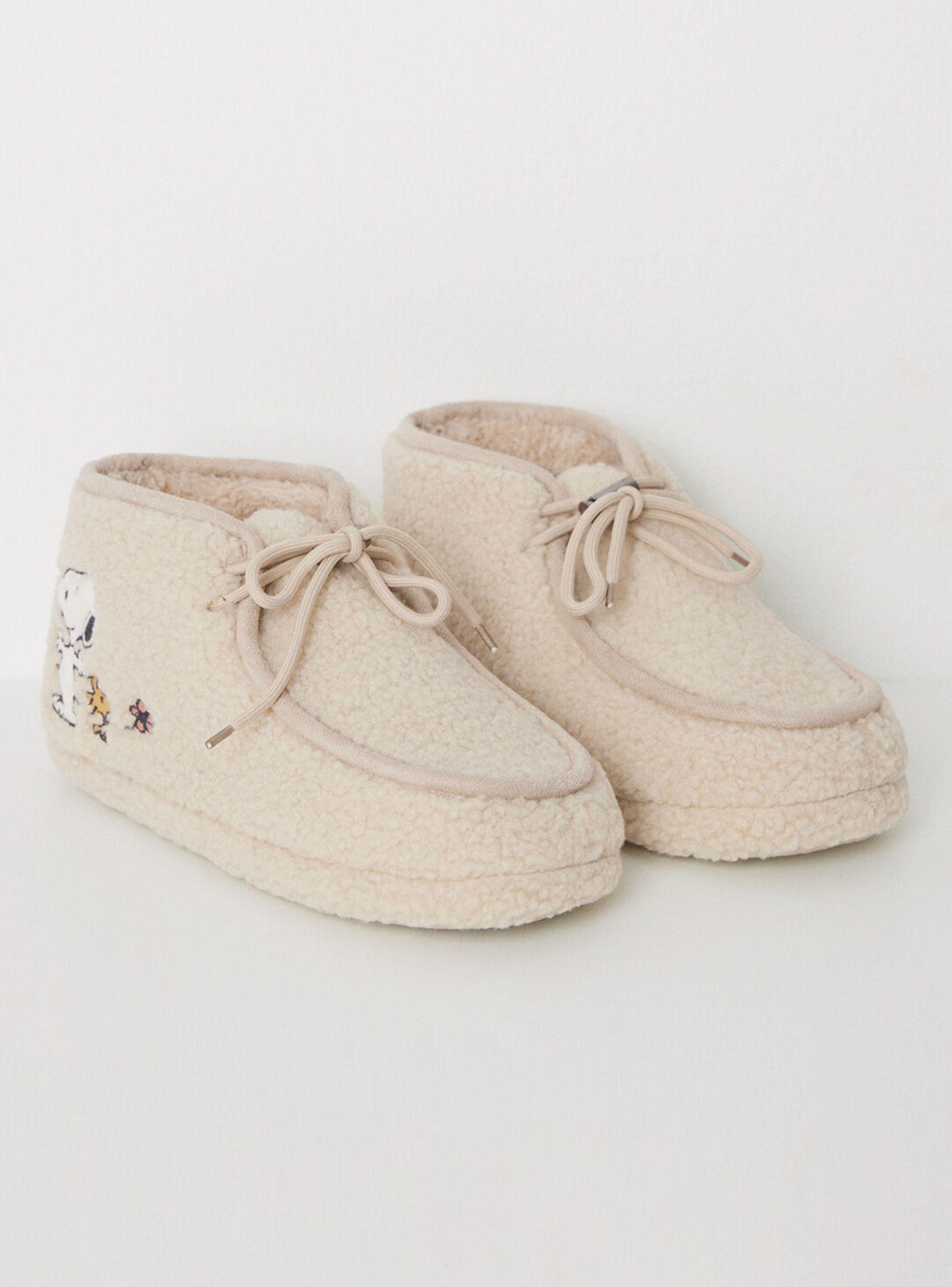Pantuflas Bota Snoopy-1